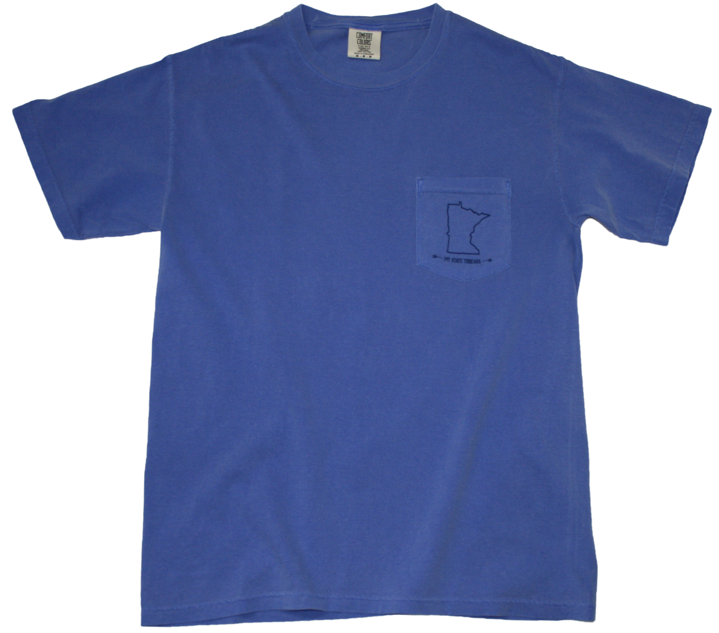 MINNESOTA POCKET TEE | OUTLINE | BLUE