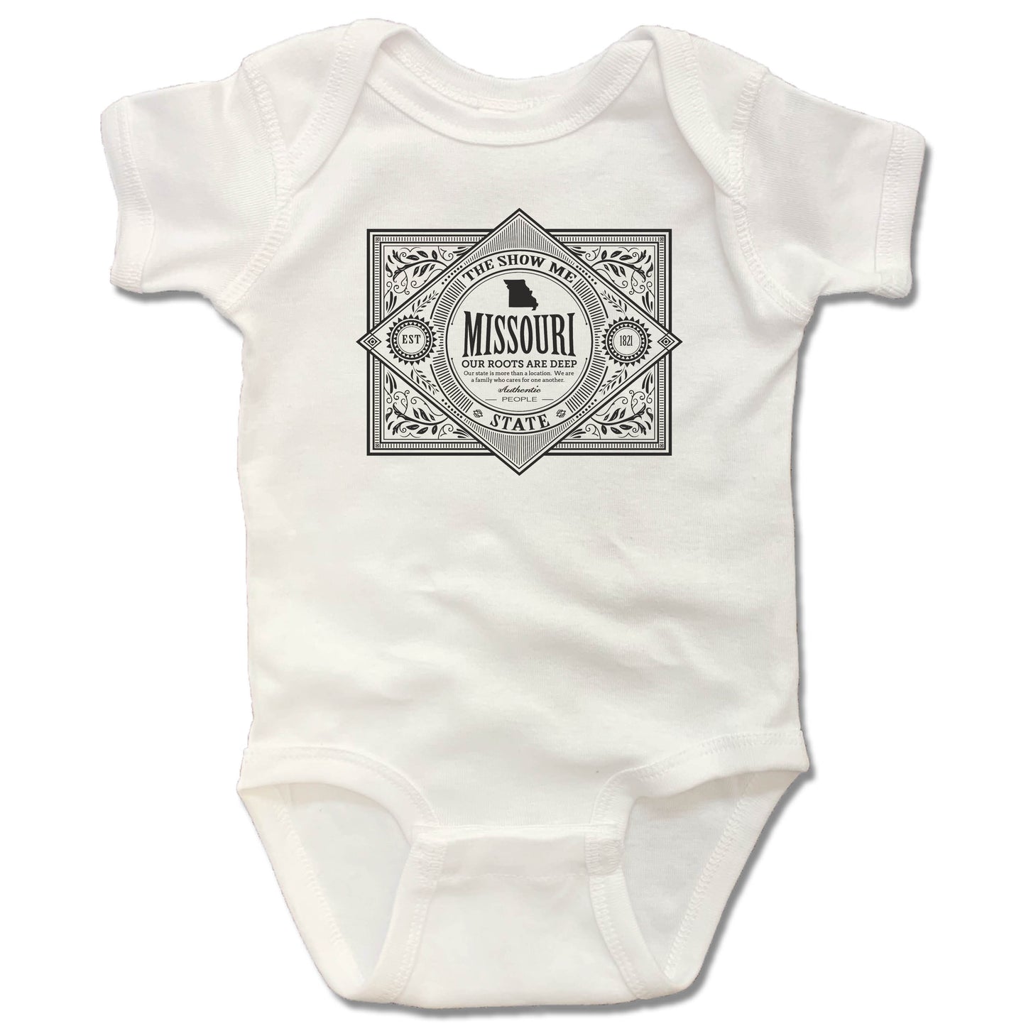MISSOURI | ONESIE | VINTAGE BLACK