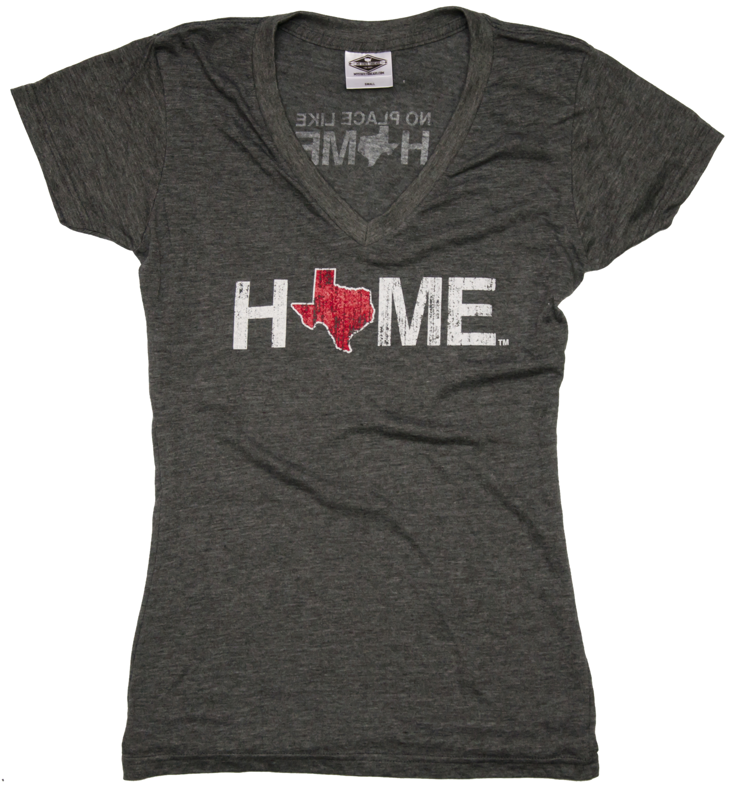 TEXAS LADIES V-NECK| HOME | MAROON/WHITE - My State Threads