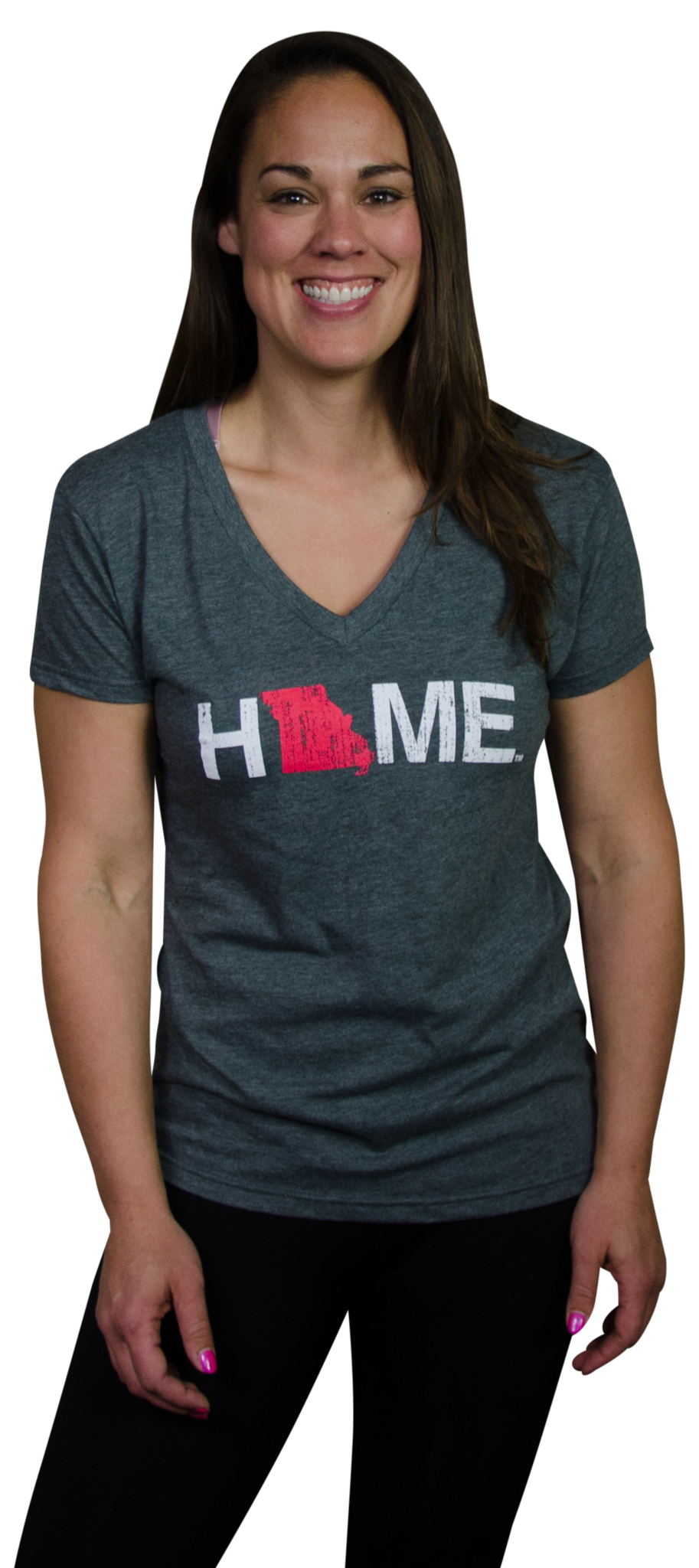 Ladies' Missouri V-Neck | Red