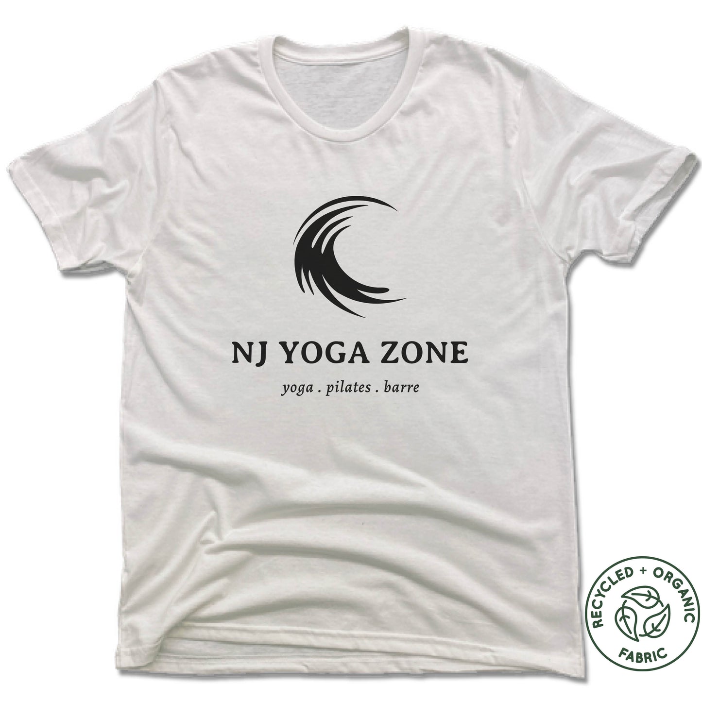 NJ YOGA ZONE | UNISEX WHITE Recycled Tri-Blend