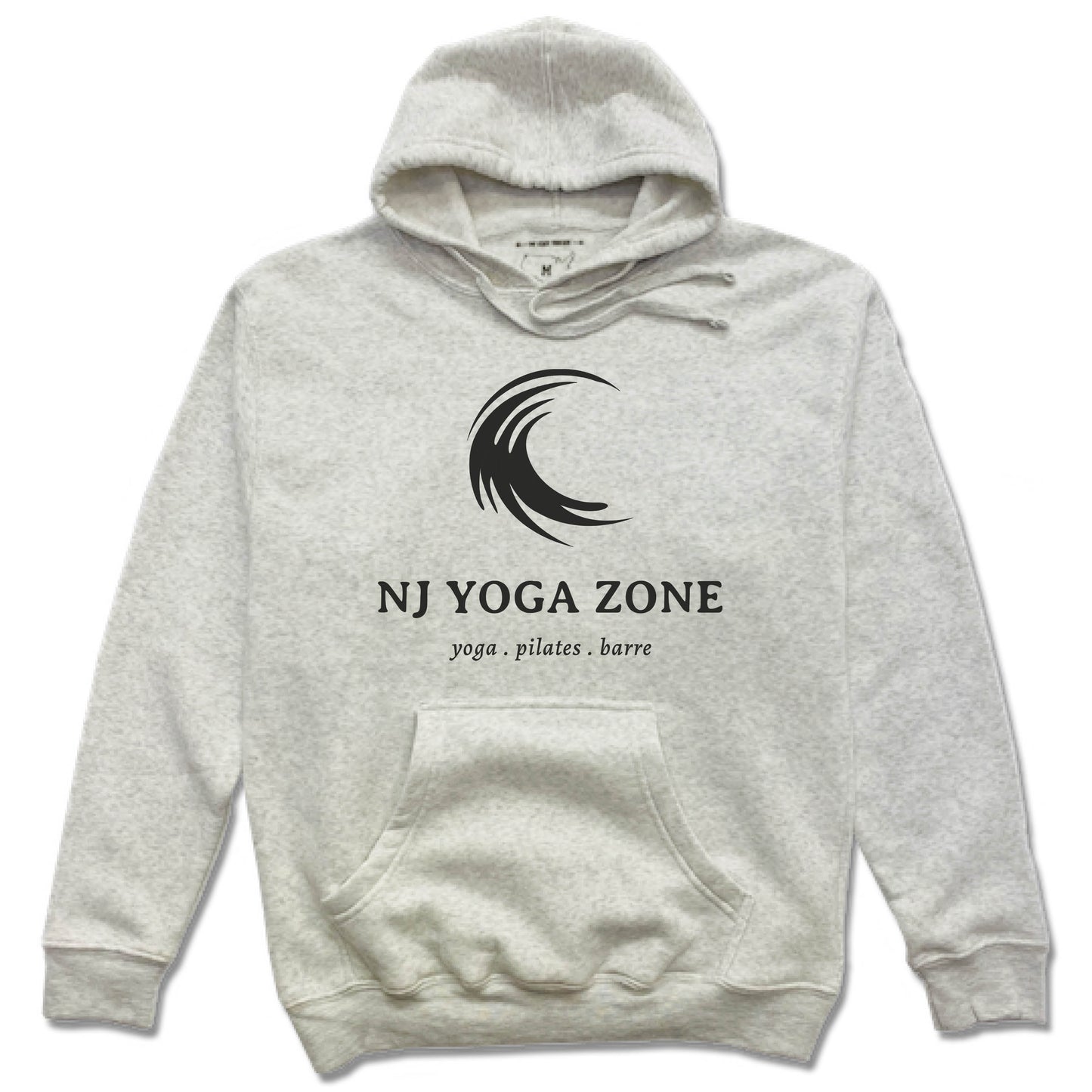 NJ YOGA ZONE | HOODIE | BLACK LOGO