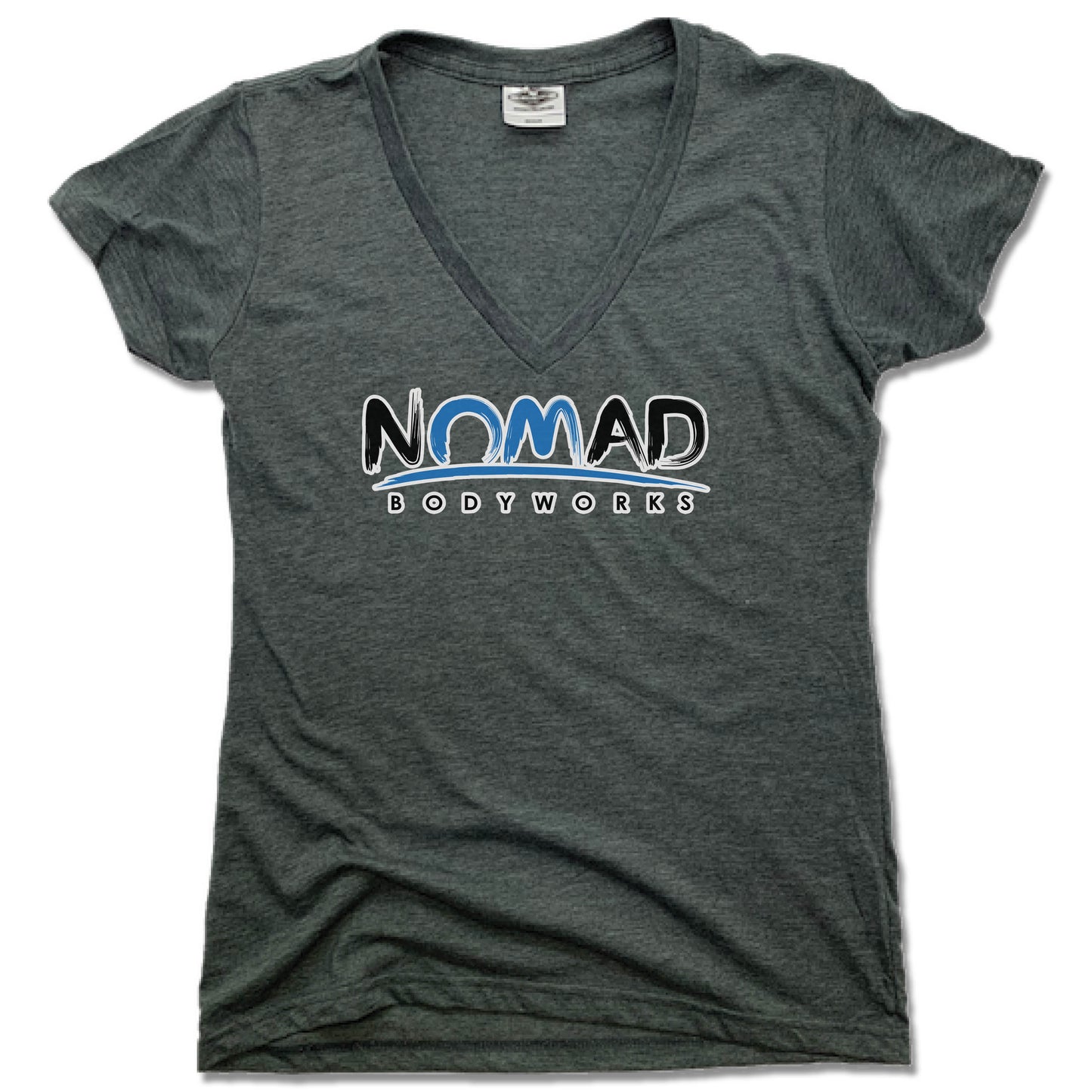 NOMAD BODYWORKS | LADIES V-NECK | LOGO