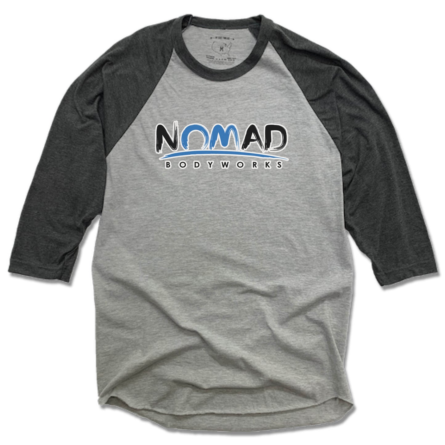 NOMAD BODYWORKS | GRAY 3/4 SLEEVE | LOGO