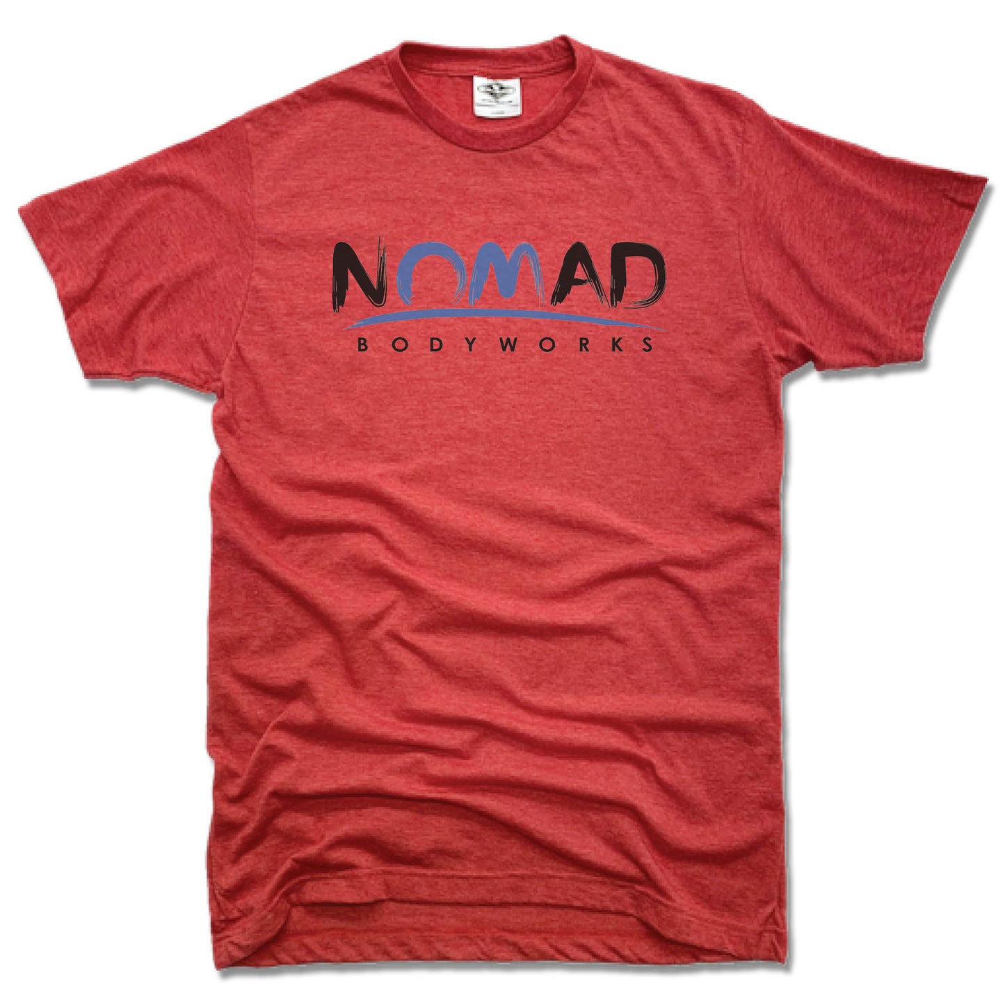 NOMAD BODYWORKS | UNISEX RED TEE | LOGO