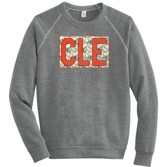 Cleveland Vintage Football - Fleece Sweatshirt