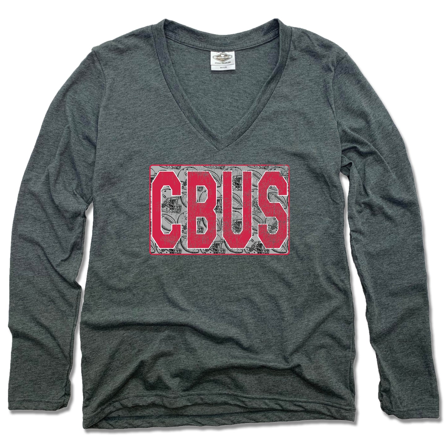 Columbus Vintage Football - Ladies' Longsleeve