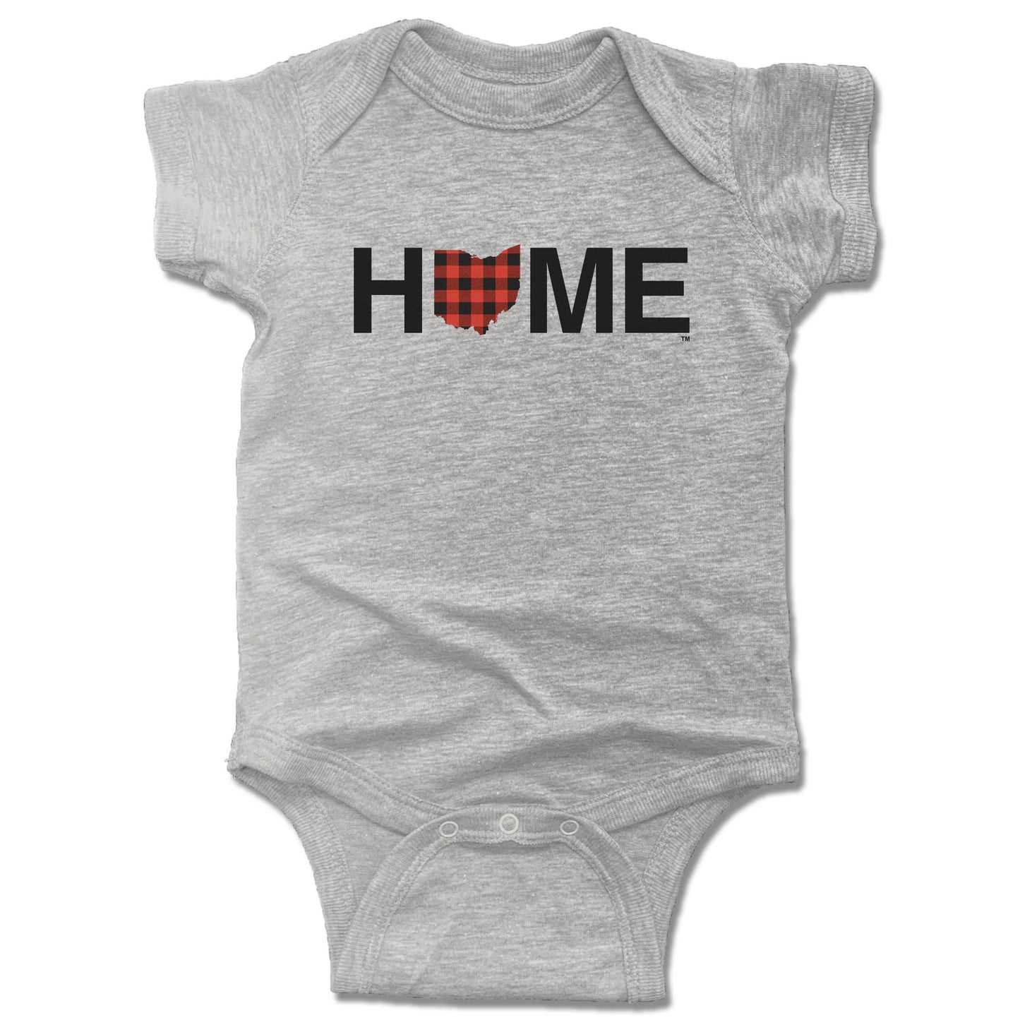 OHIO ONESIE GRAY | HOME | PLAID