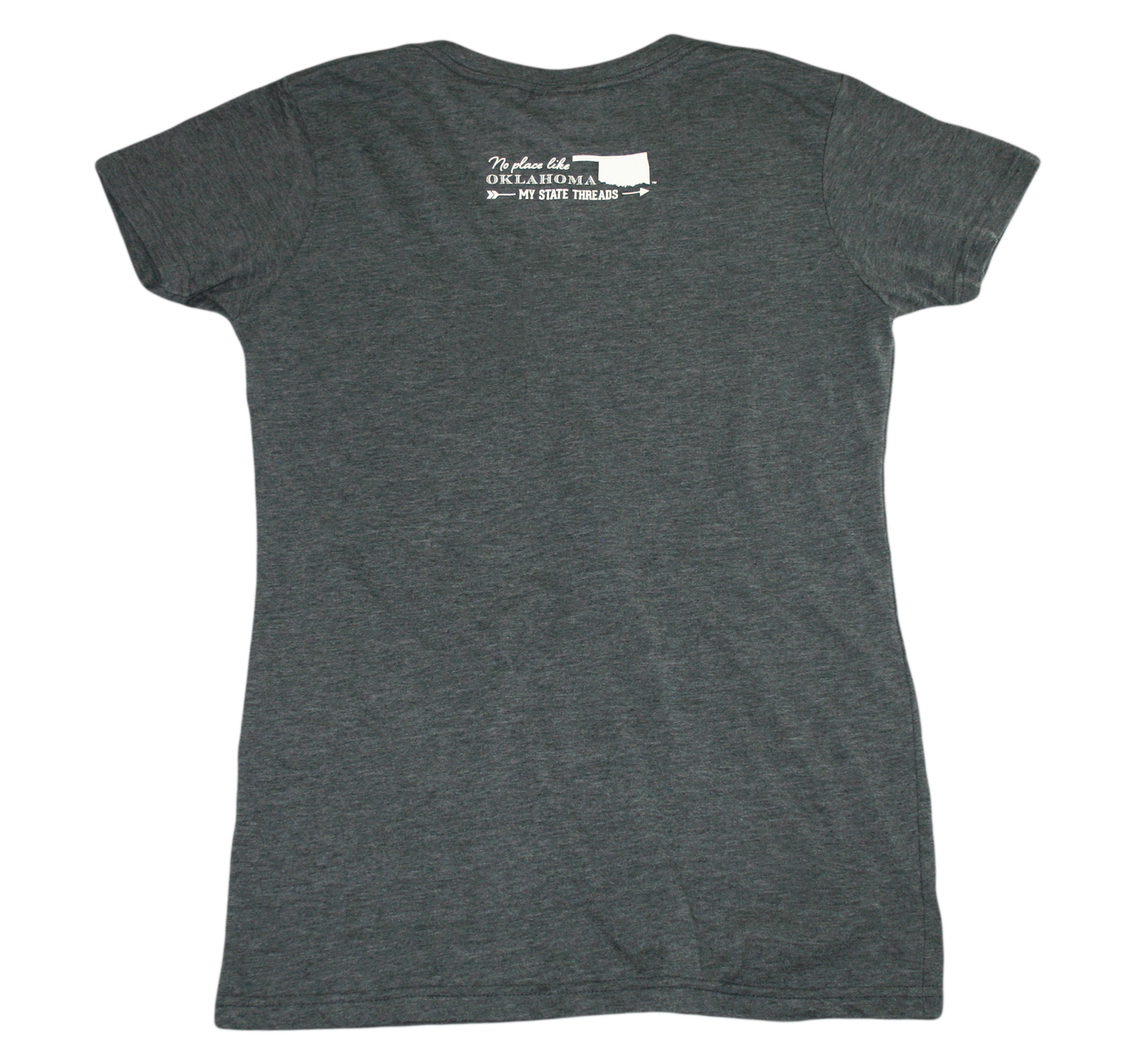 OKLAHOMA LADIES V-NECK | OKIE | FLAG - My State Threads