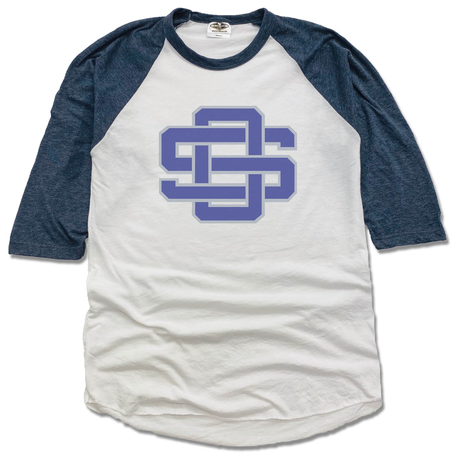 OCEAN SPRINGS | NVY 3/4 SLEEVE | LOGO