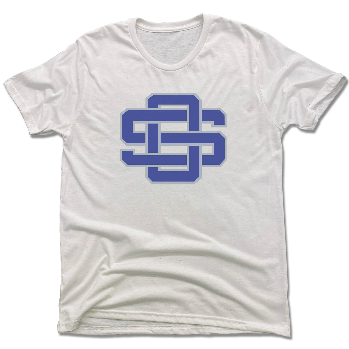 OCEAN SPRINGS | UNISEX WHITE Recycled Tri-Blend | LOGO