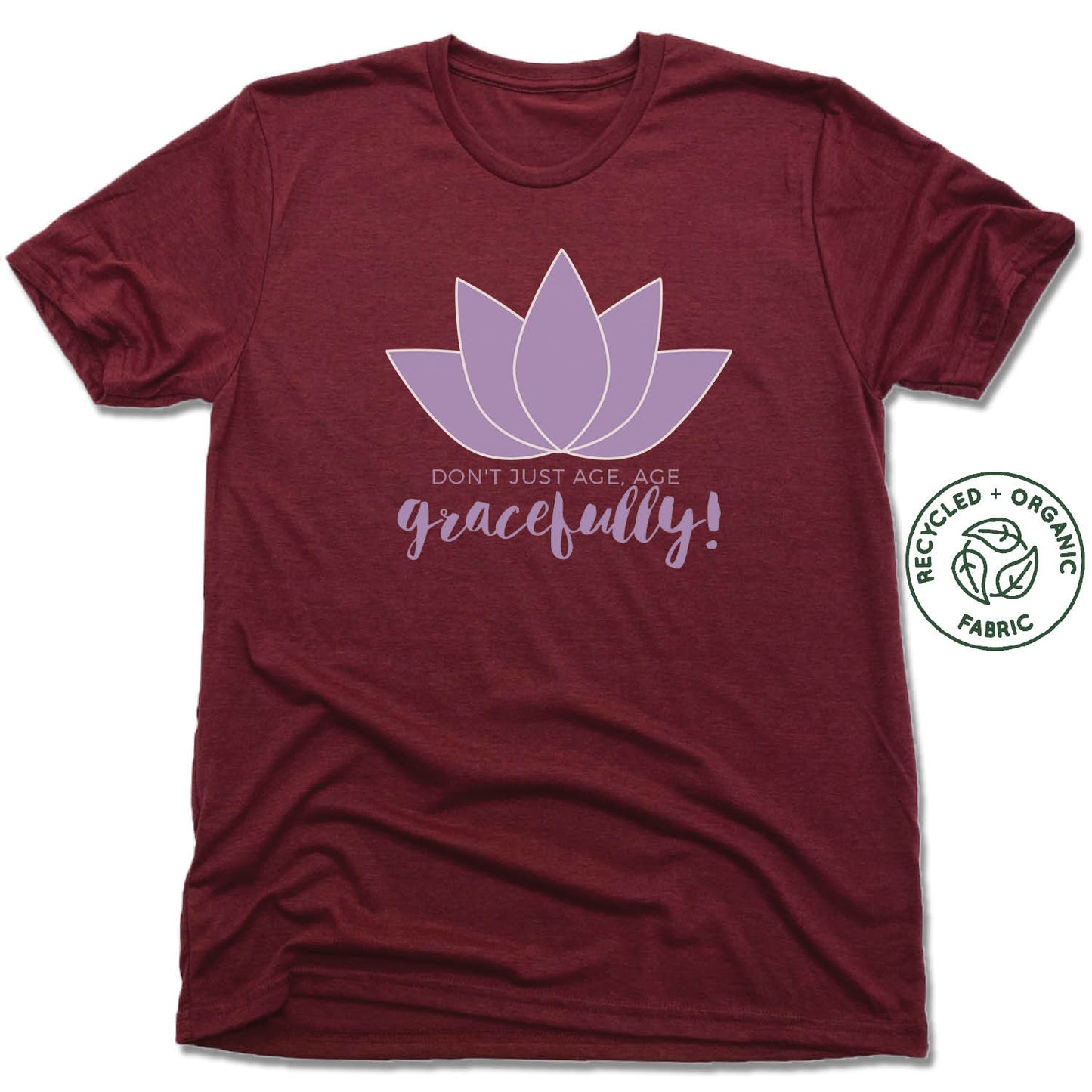 RESTORINGBFNS | UNISEX VINO RED Recycled Tri-Blend | GRACEFULLY