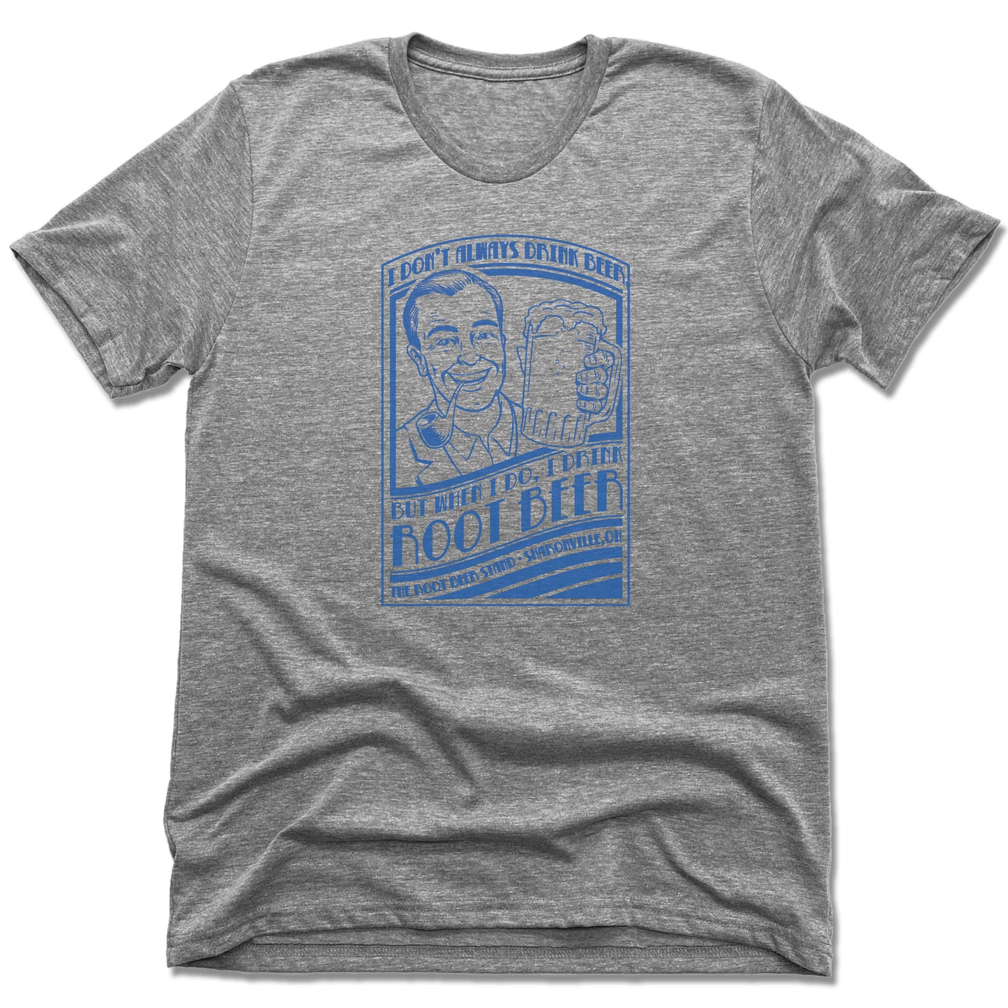 UNISEX Gray Tee | But When I Do | The Root Beer Stand - My State Threads