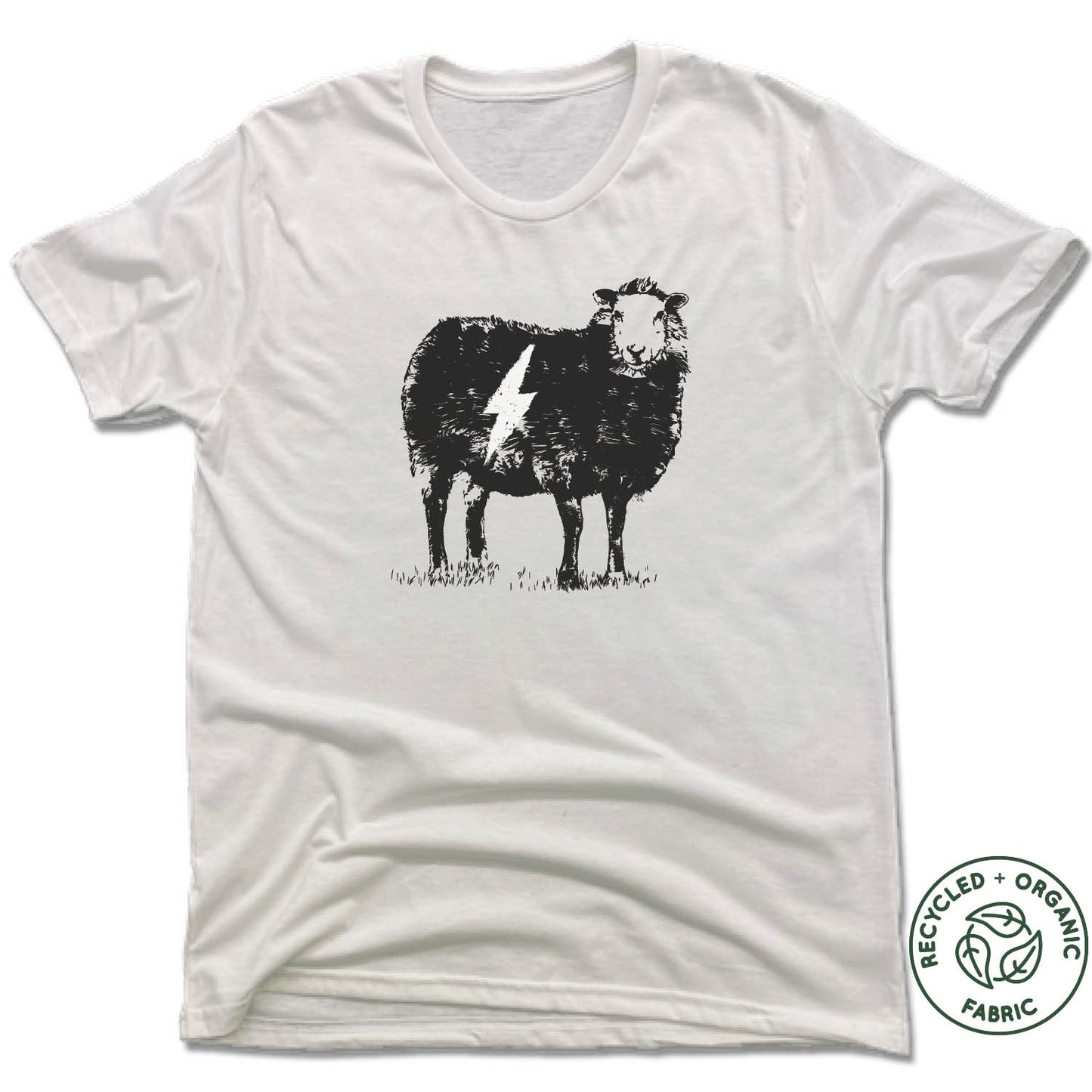 REVEL | SHEEP | UNISEX White Recycled Tri-Blend