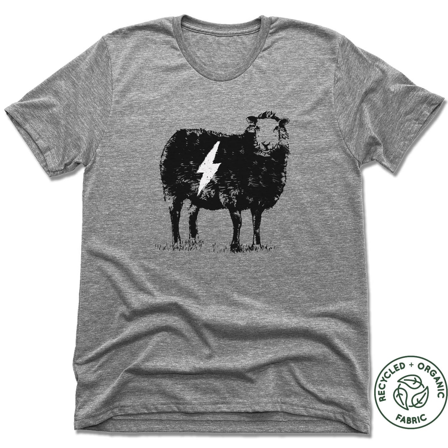 REVEL | SHEEP | UNISEX Gray Recycled Tri-Blend