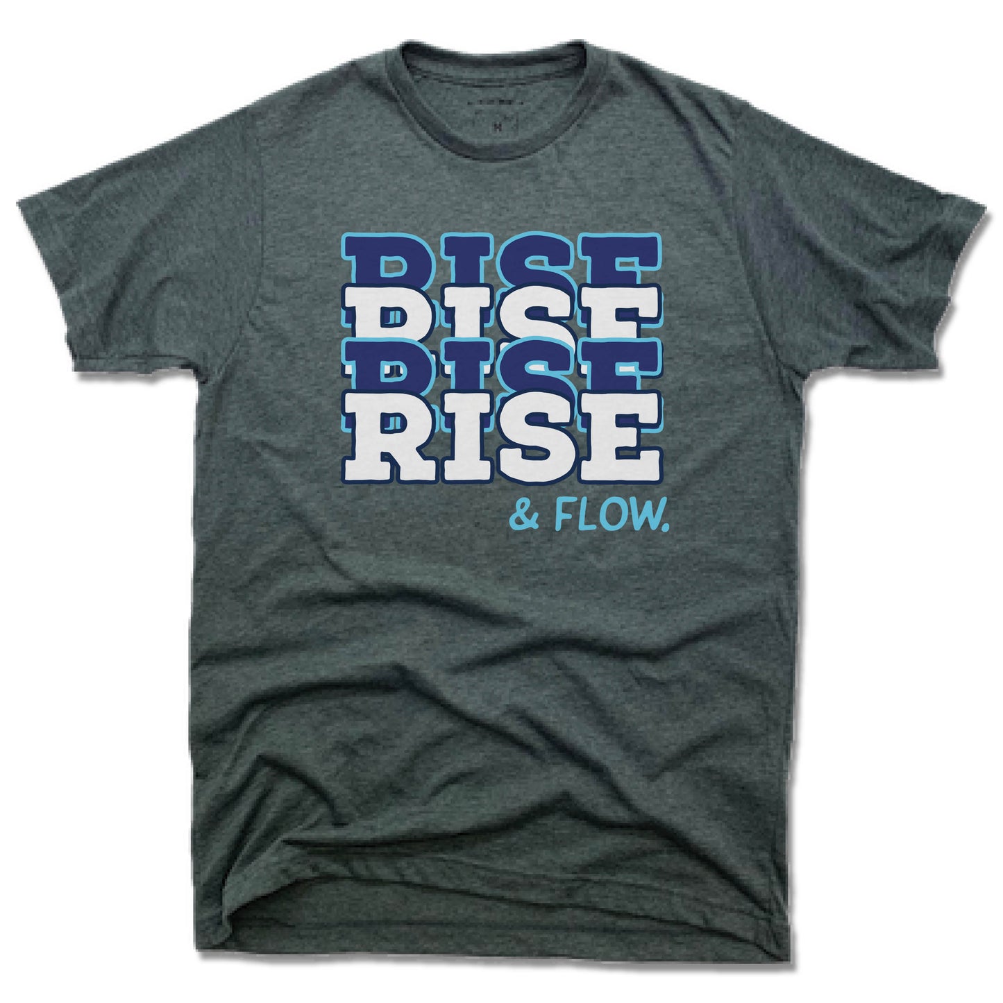 RISE AND FLOW YOGA STUDIO | UNISEX TEE | COLOR LOGO