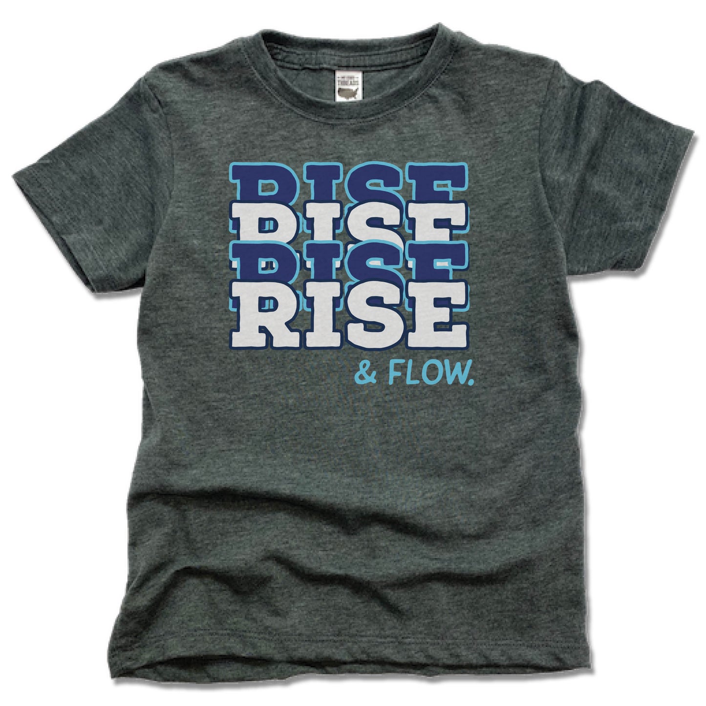 RISE AND FLOW YOGA STUDIO | KIDS TEE | COLOR LOGO