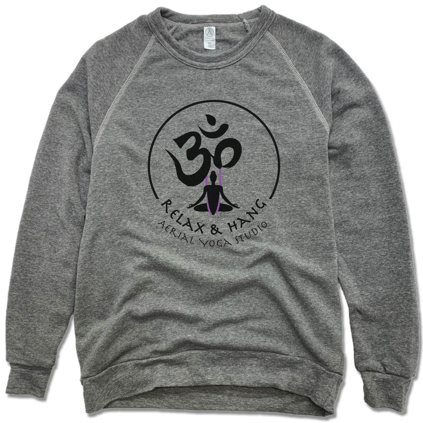 RELAX AND HANG AERIAL YOGA STUDIOS | FLEECE SWEATSHIRT | LOGO