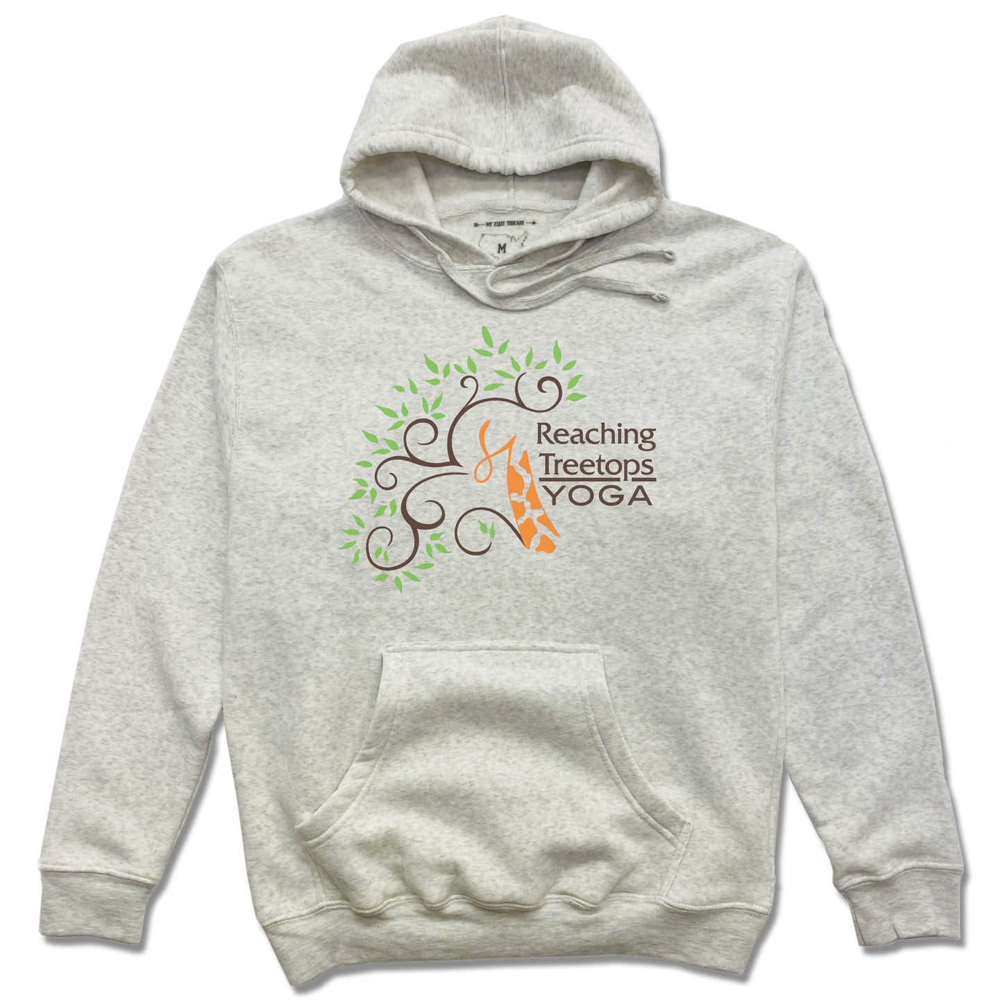REACHING TREETOPS YOGA | HOODIE | LOGO - My State Threads
