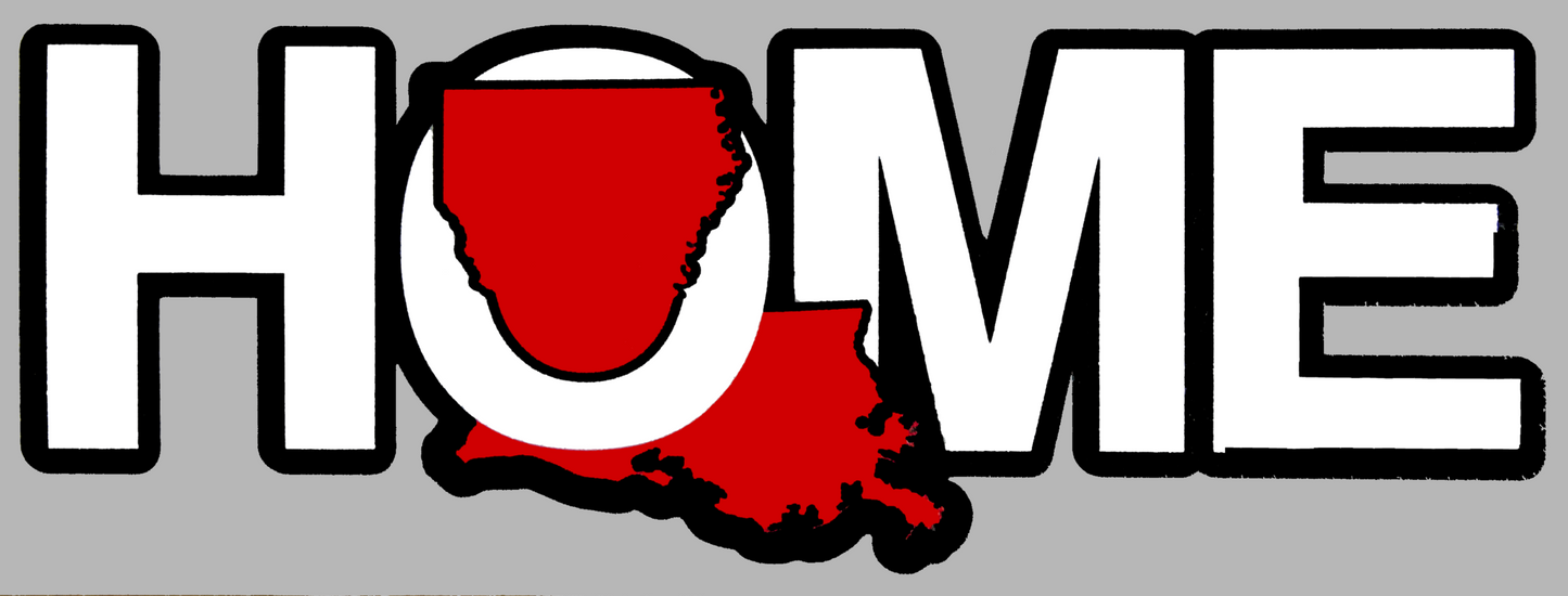 LOUISIANA STICKER | HOME | RED