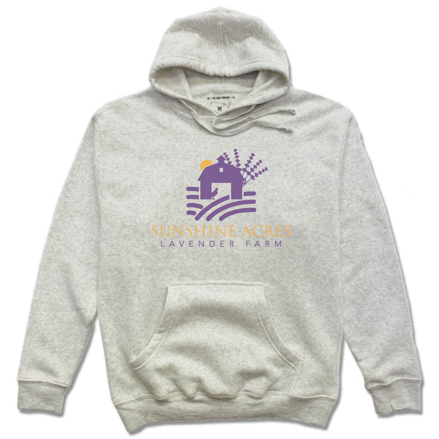 SUNSHINE ACRES LAVENDER FARM | HOODIE | PURPLE LOGO
