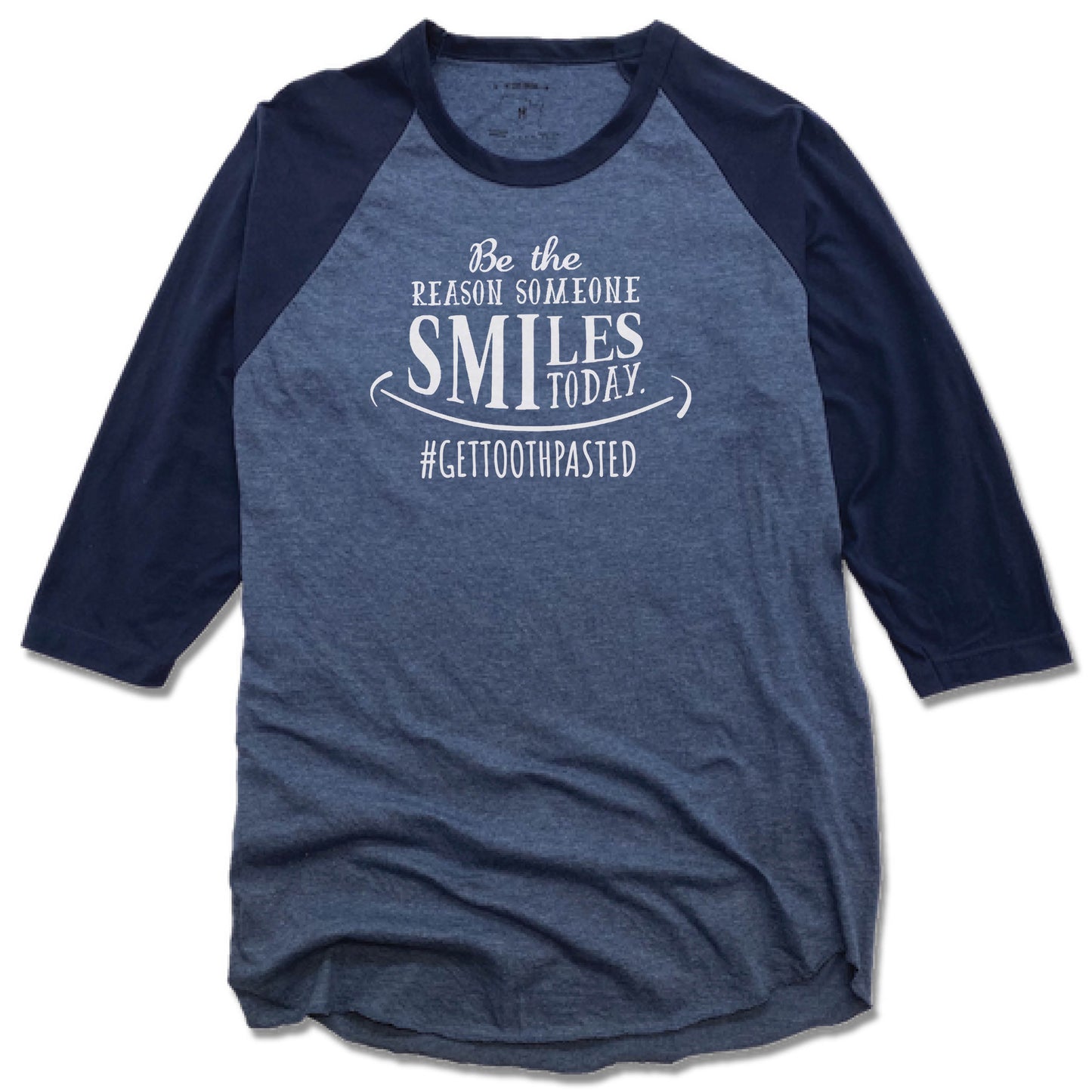 THE SISTER'S CLOSET | DENIM/NAVY 3/4 SLEEVE | WHITE LOGO - My State Threads