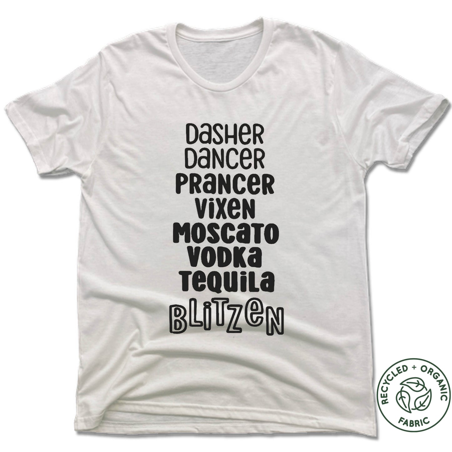 THE SISTER'S CLOSET | UNISEX WHITE Recycled Tri-Blend | BLACK LOGO