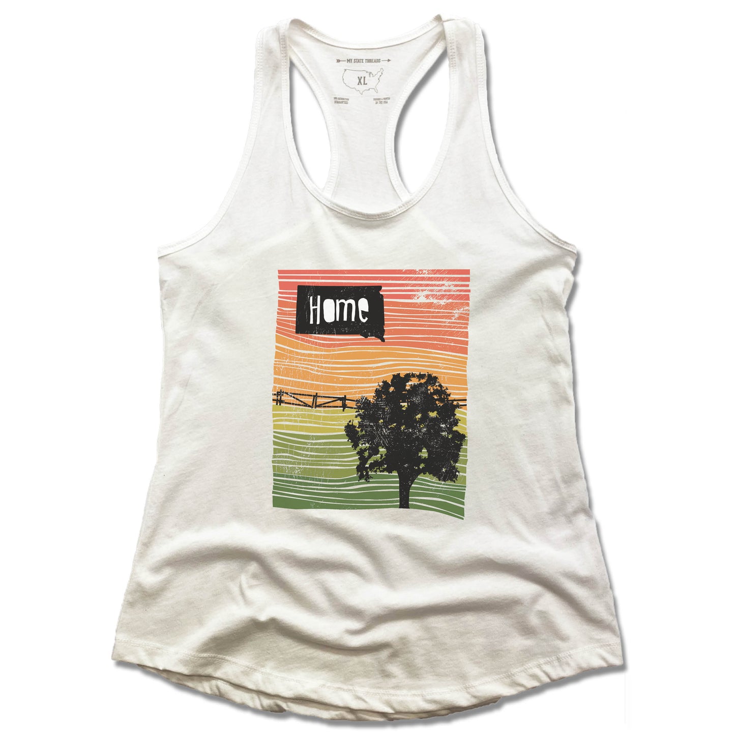 SOUTH DAKOTA | LADIES TANK | HOME LINE ART