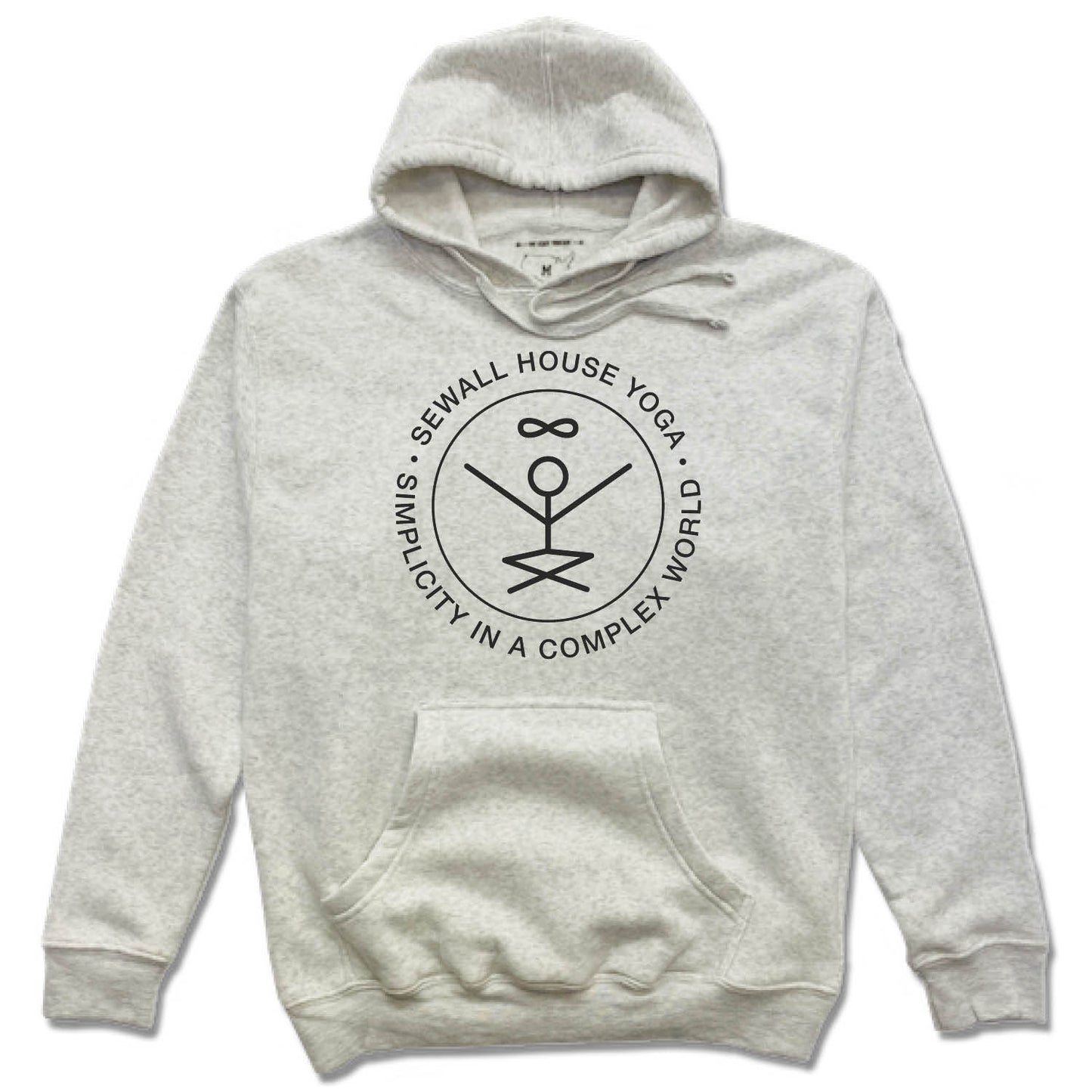 SEWALL HOUSE YOGA RETREAT | HOODIE | BLACK LOGO