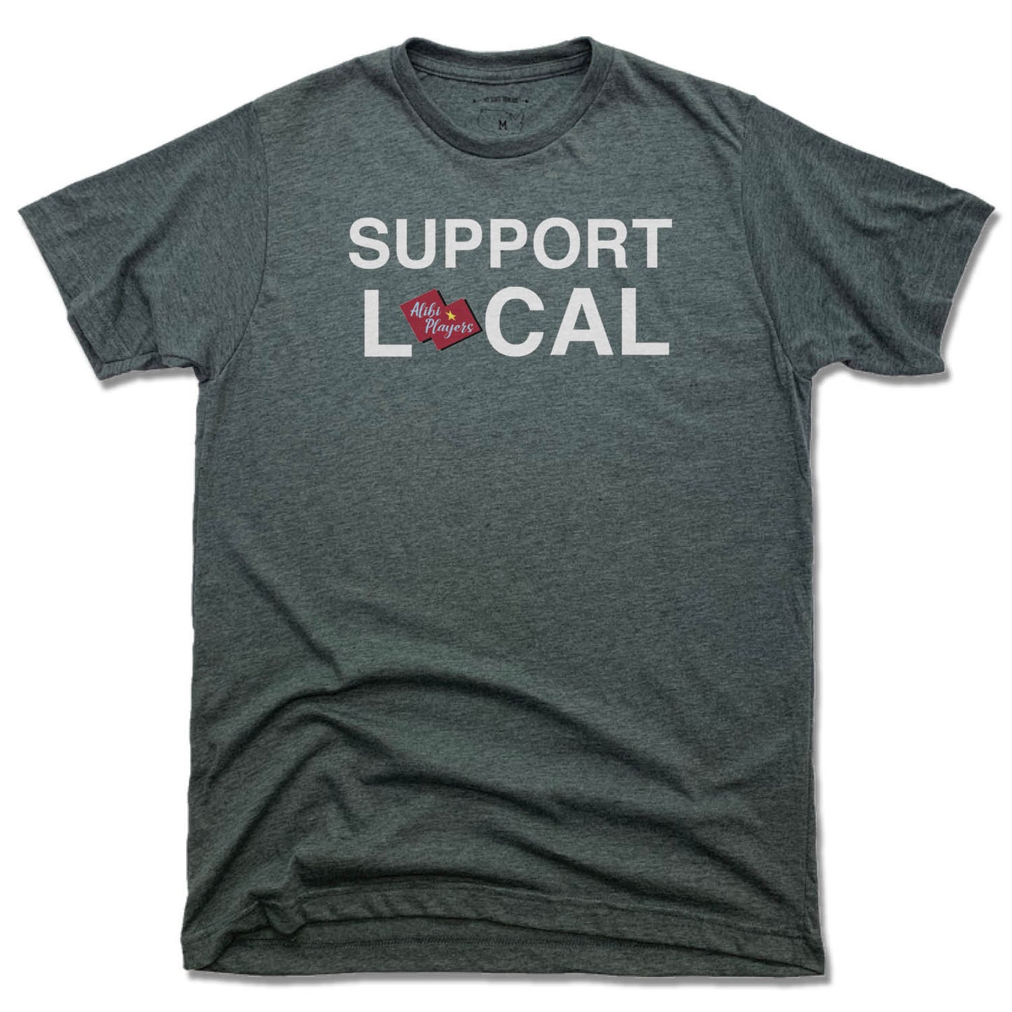 ALIBI PLAYERS | UNISEX TEE | SUPPORT LOCAL - My State Threads