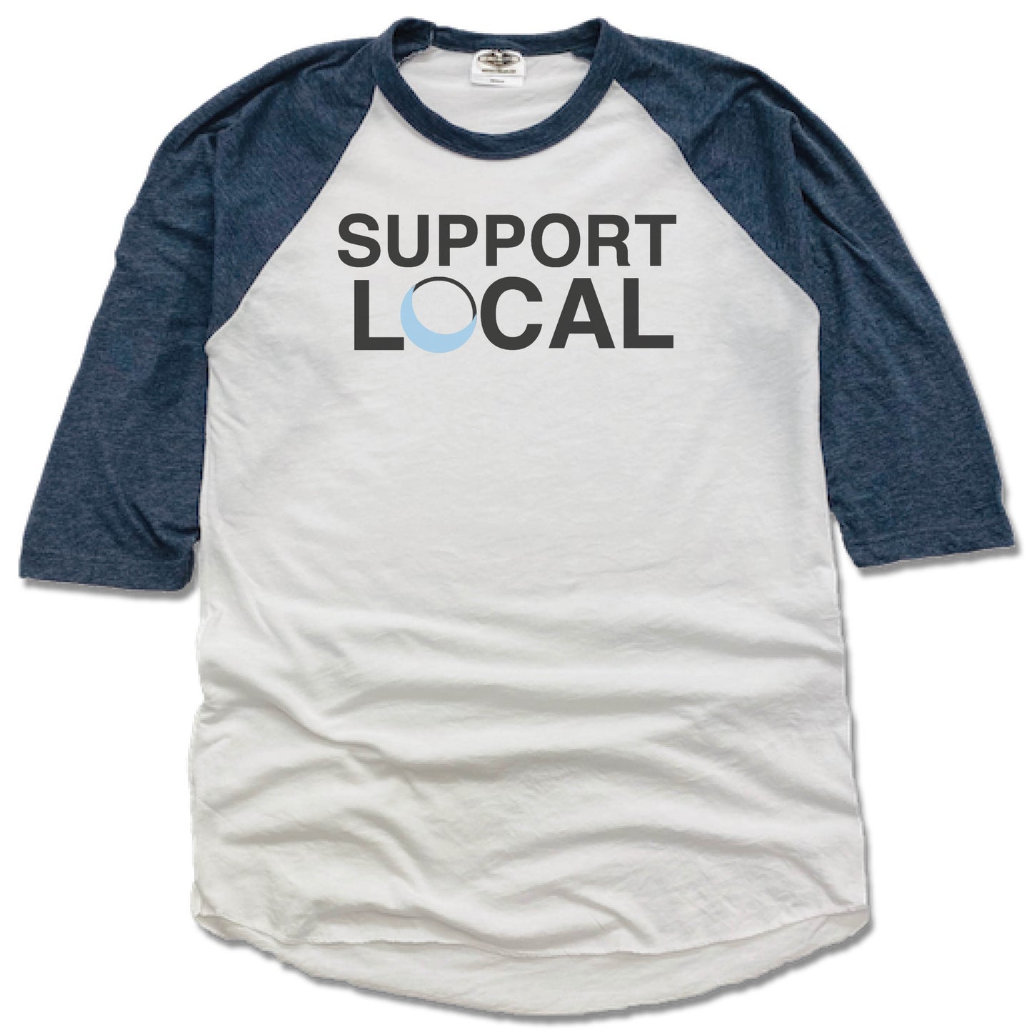 Blue Luna Yoga & Wellness | NAVY 3/4 SLEEVE | SUPPORT LOCAL