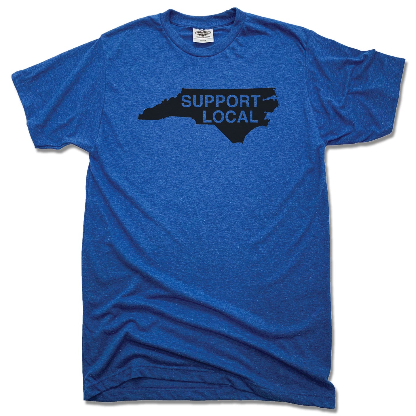 NORTH CAROLINA | UNISEX BLUE TEE | SUPPORT LOCAL - My State Threads