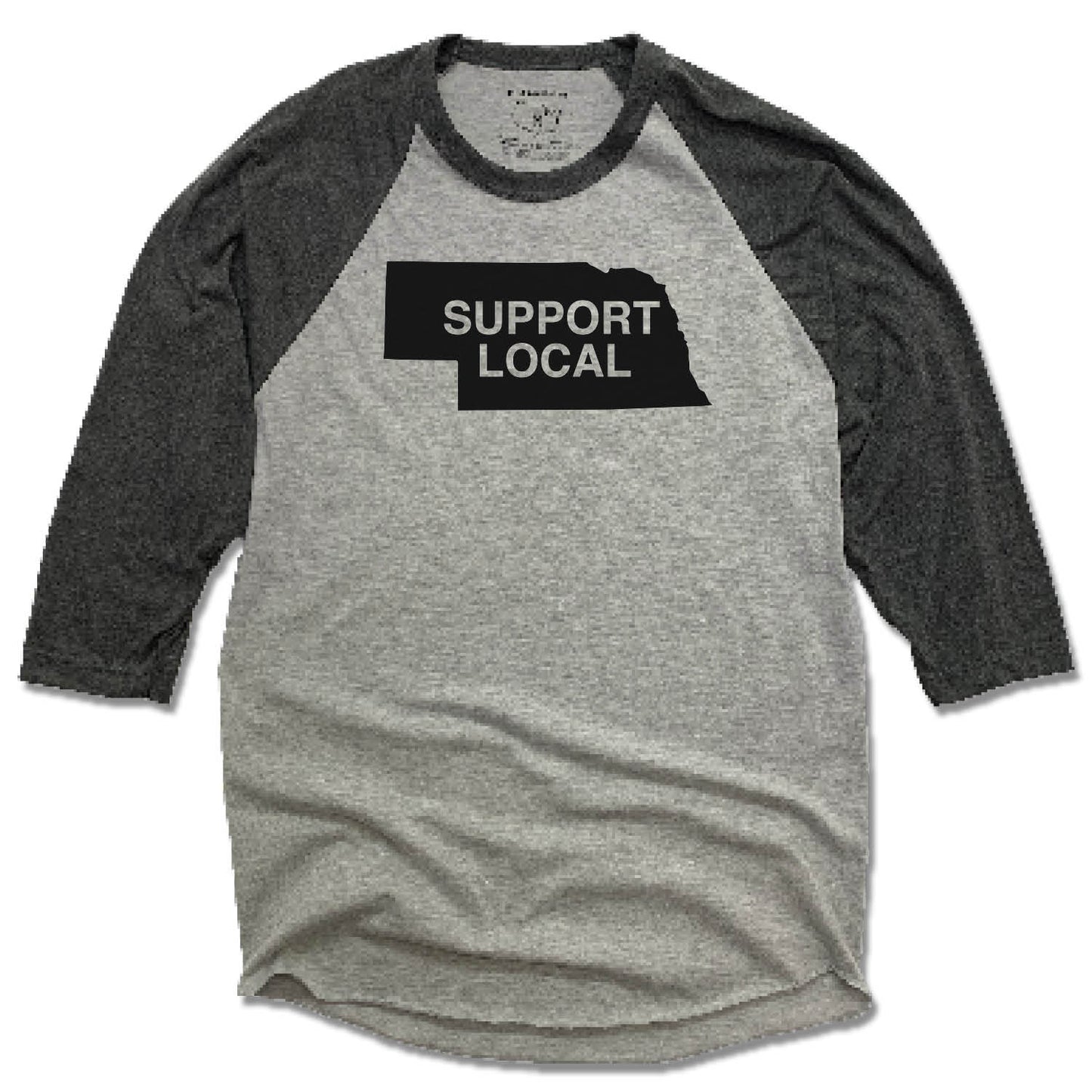 NEBRASKA | 3/4 SLEEVE | SUPPORT LOCAL