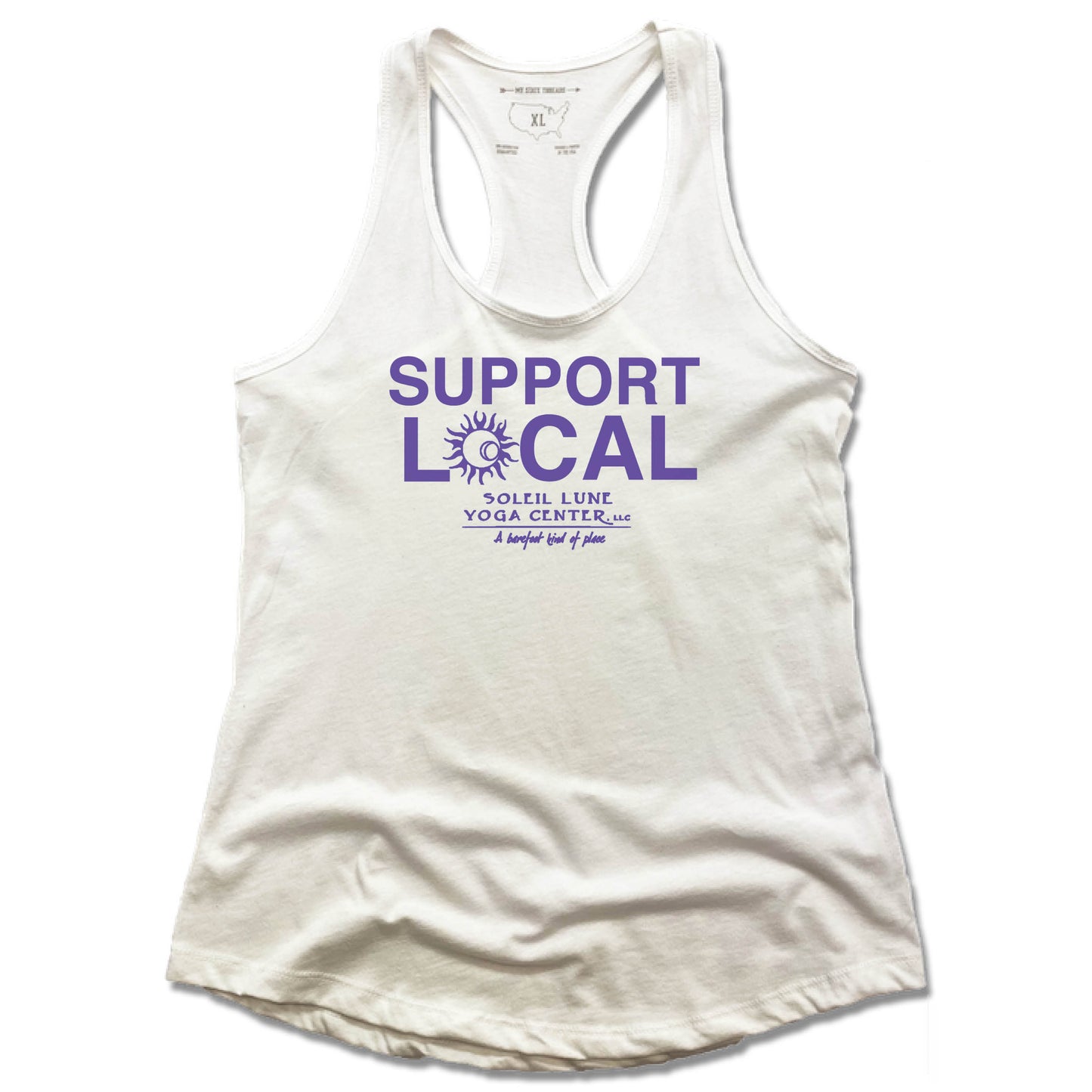 SOLEIL LUNE | LADIES WHITE TANK | SUPPORT LOCAL