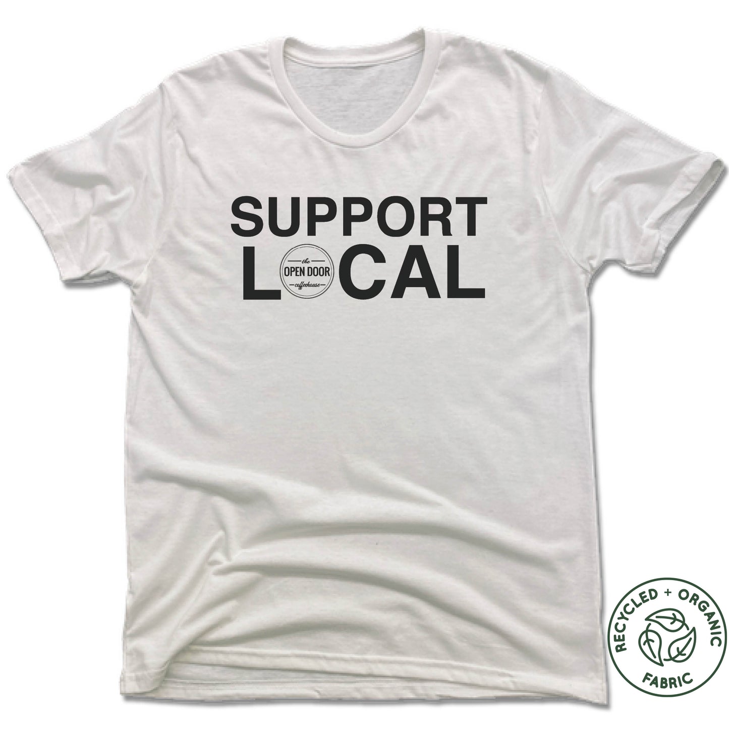 THE OPEN DOOR | UNISEX WHITE Recycled Tri-Blend