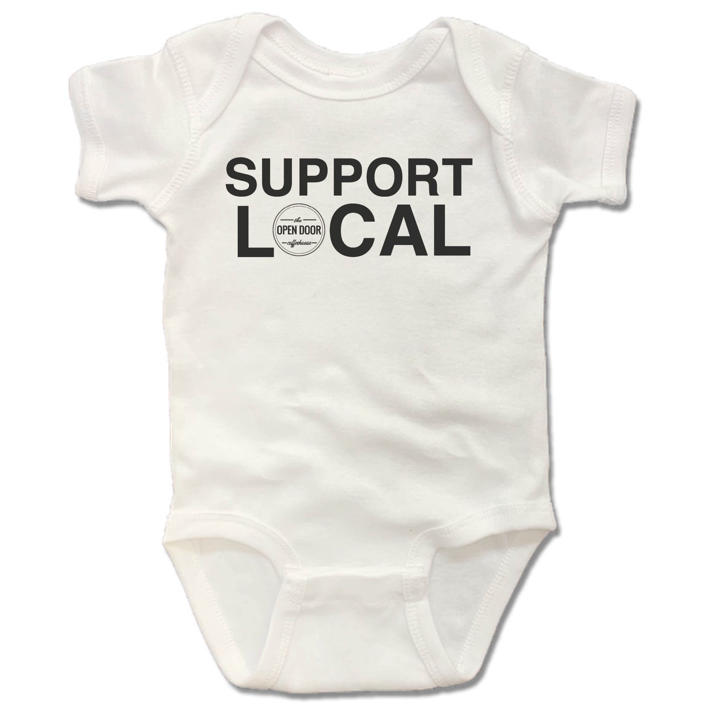 THE OPEN DOOR | WHITE ONESIE | SUPPORT LOCAL
