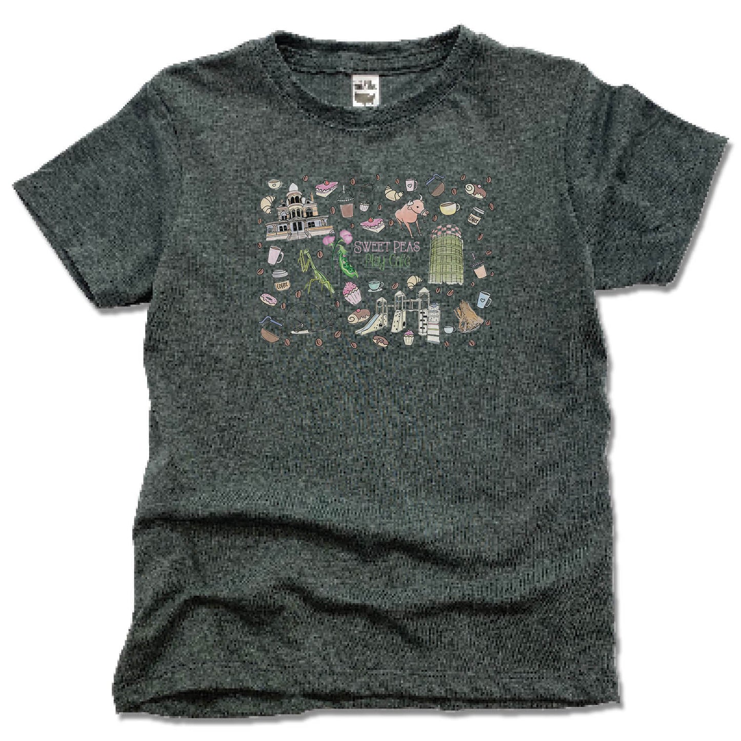 SWEET PEAS PLAY CAFE | KIDS TEE | MURAL - My State Threads