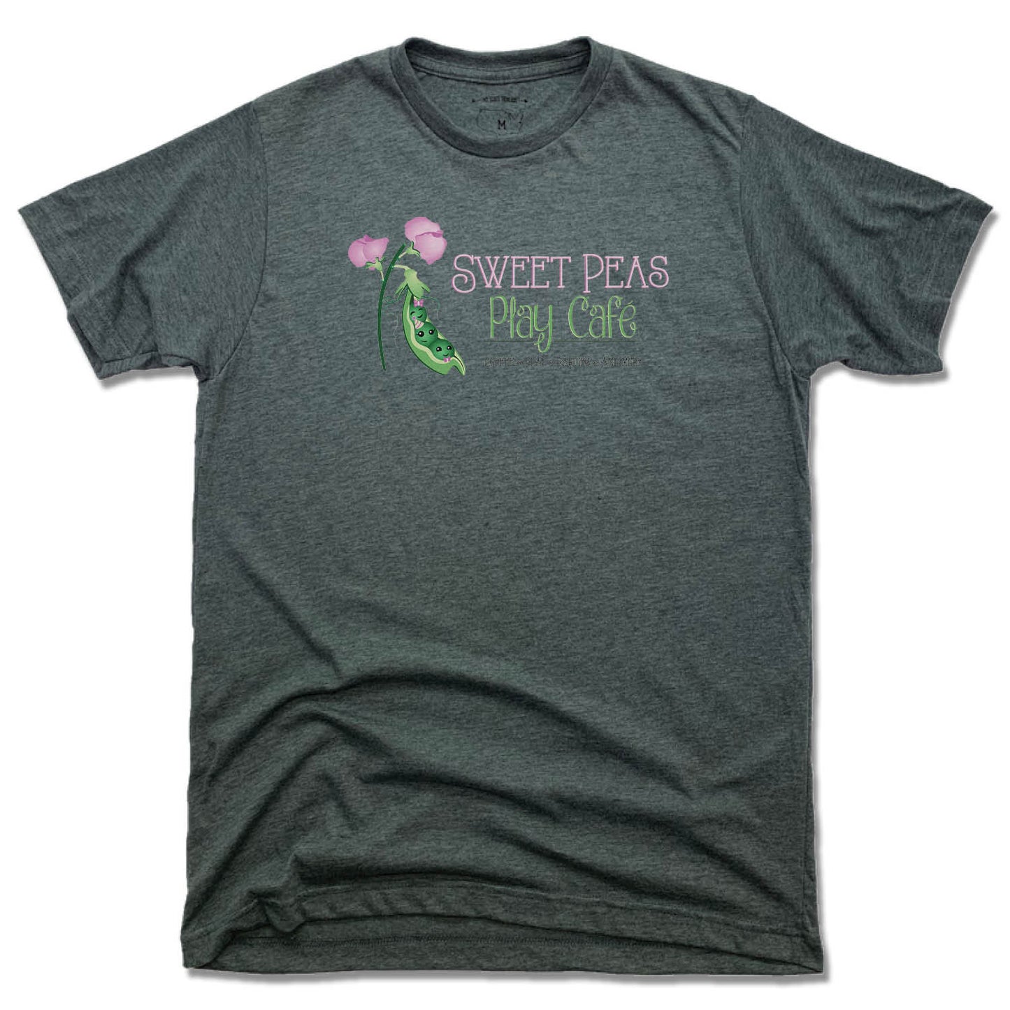 SWEET PEAS PLAY CAFE | UNISEX TEE | LOGO - My State Threads