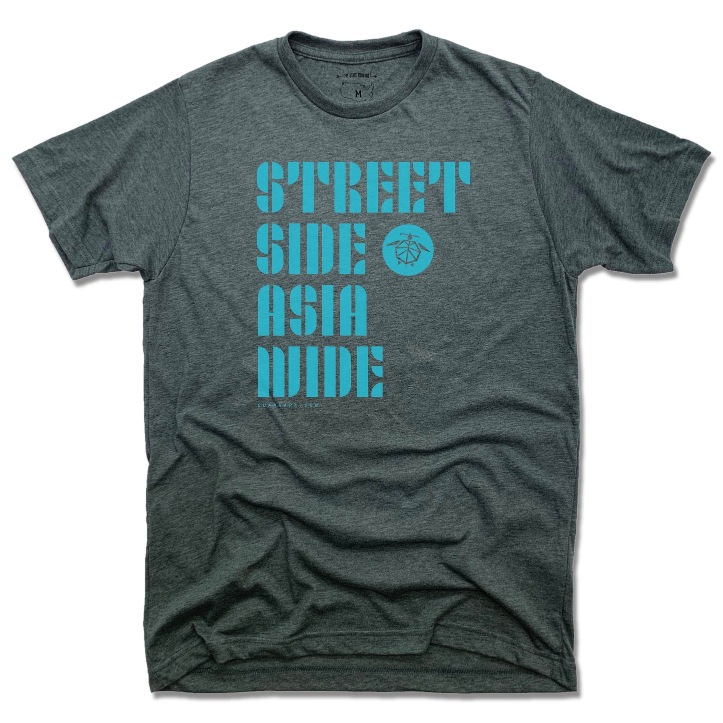 UNISEX GRAY TEE | STREET SIDE ASIA WIDE | QUAN HAPA