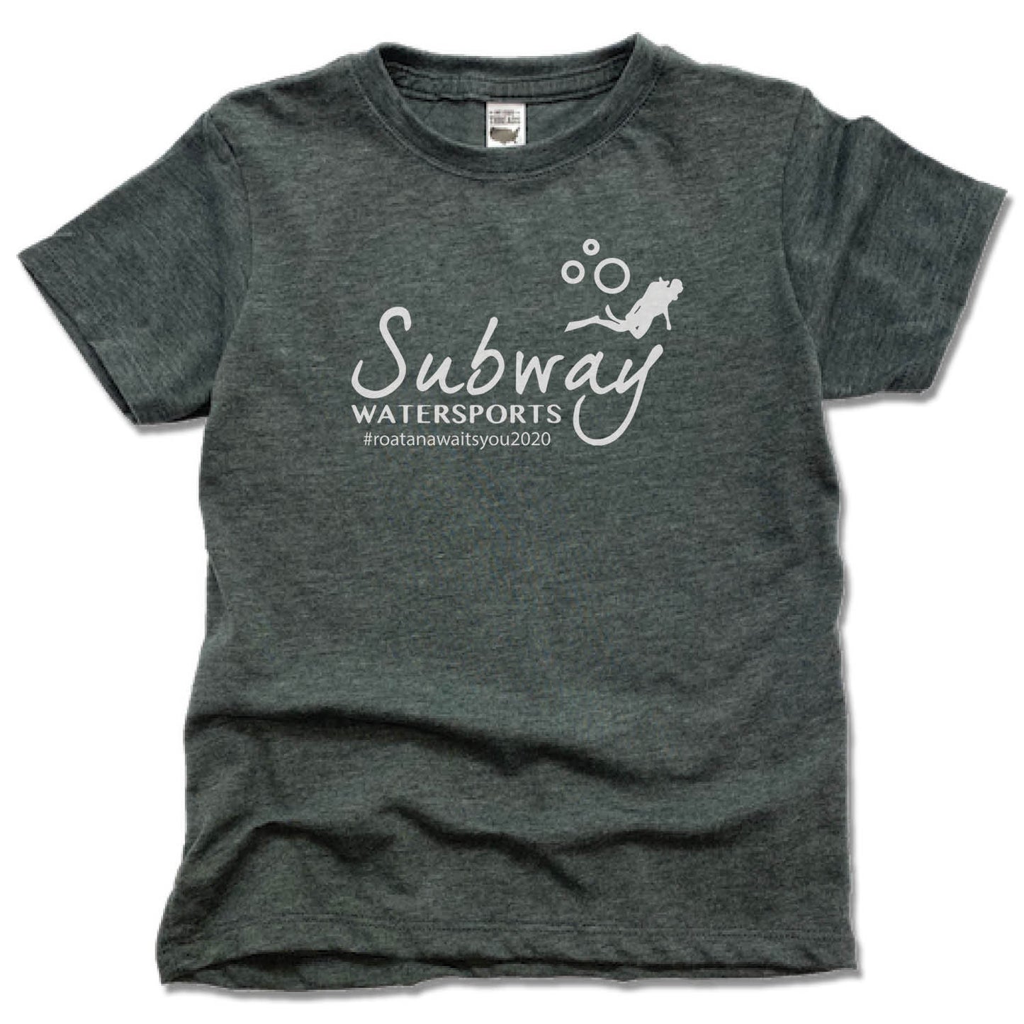 SUBWAY WATER SPORTS | KIDS TEE | WHITE LOGO