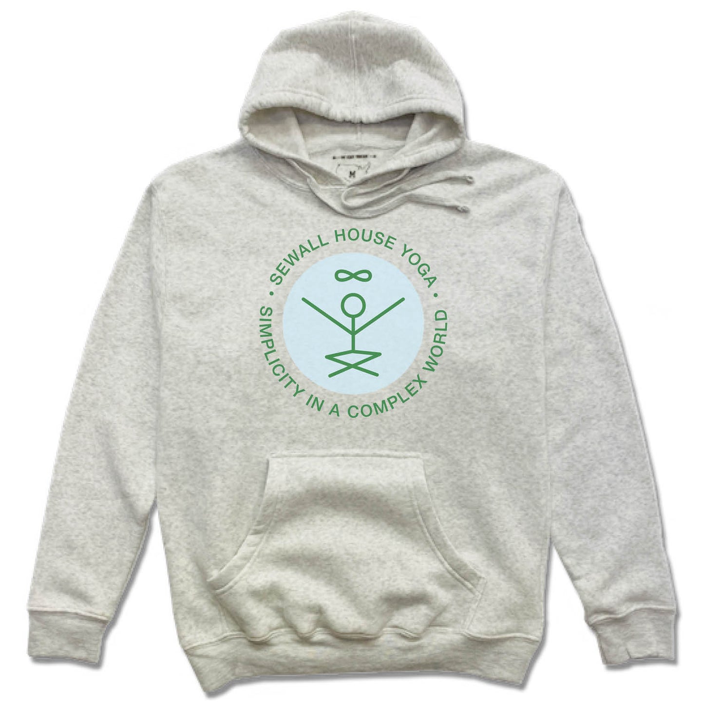 SEWALL HOUSE YOGA RETREAT | NAVY 3/4 SLEEVE | GREEN LOGO