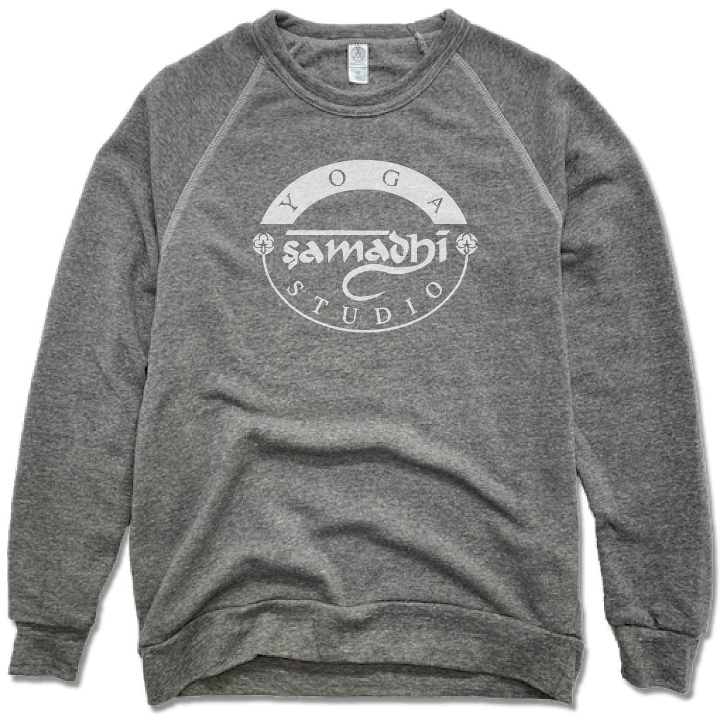 SAMADHI YOGA STUDIO | FLEECE SWEATSHIRT | WHITE LOGO
