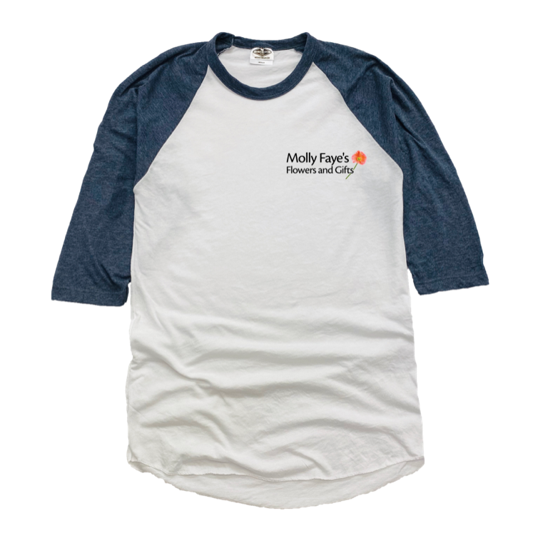 MOLLY FAYE'S | NAVY 3/4 SLEEVE | DESIGN