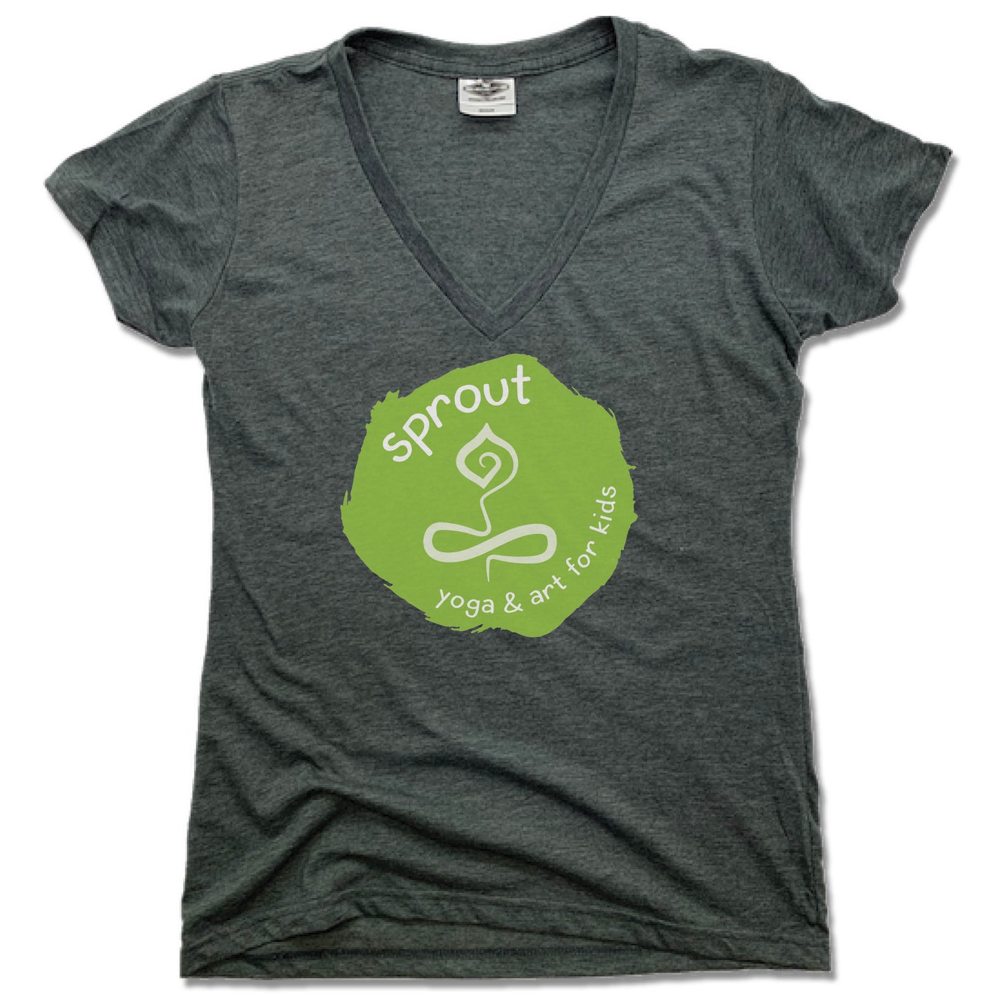 SPROUT YOGA & ART | LADIES V-NECK | LOGO