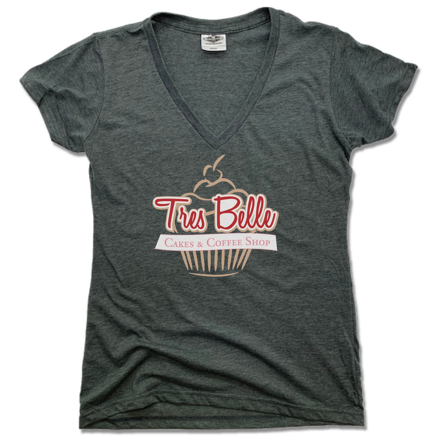 TRES BELLE | LADIES V-NECK | LOGO - My State Threads