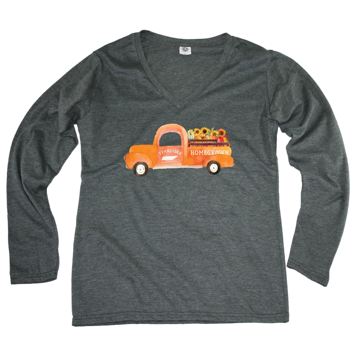 Tennessee Fall Homegrown Truck - Ladies' Longsleeve