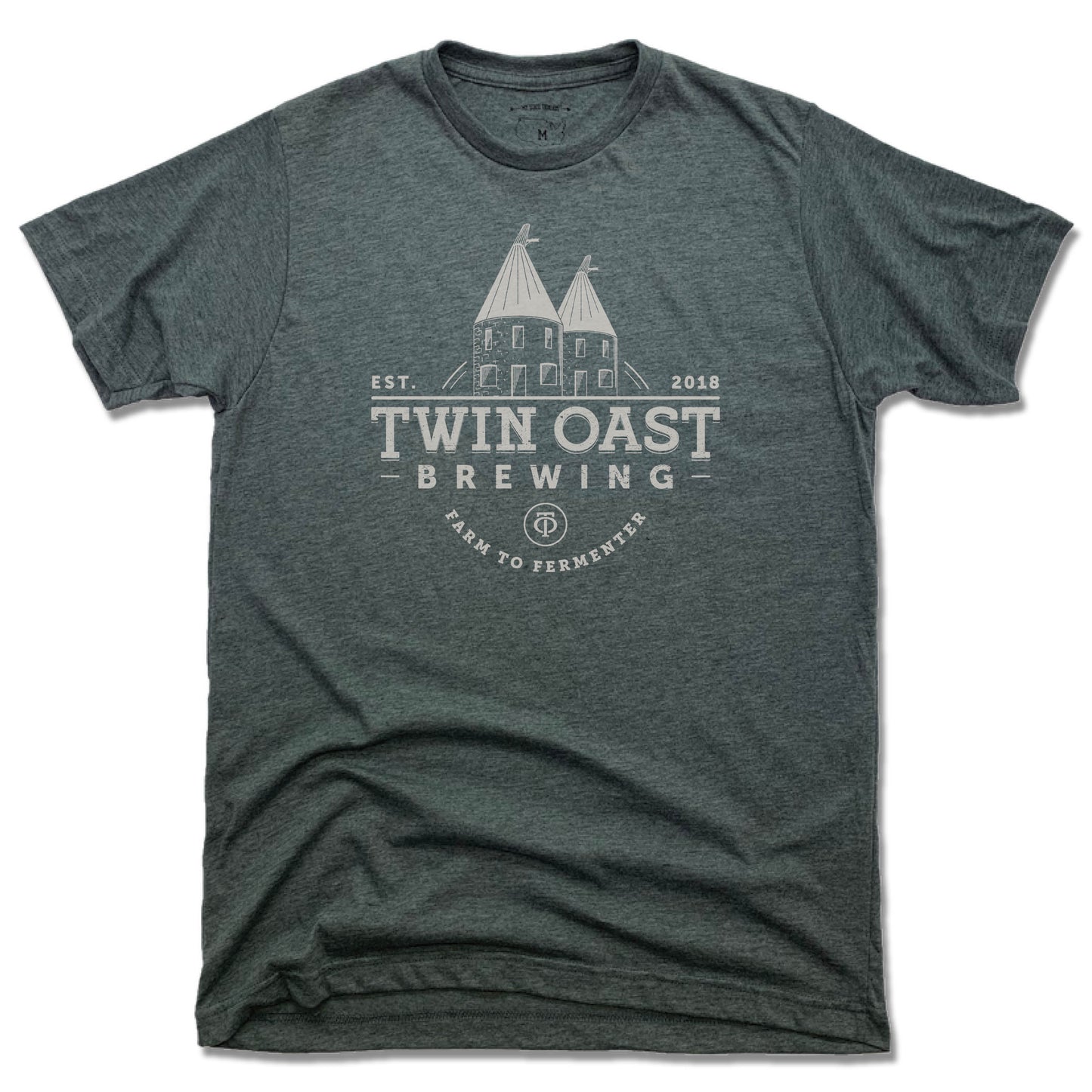 TWIN OAST BREWING | UNISEX TEE | WHITE LOGO