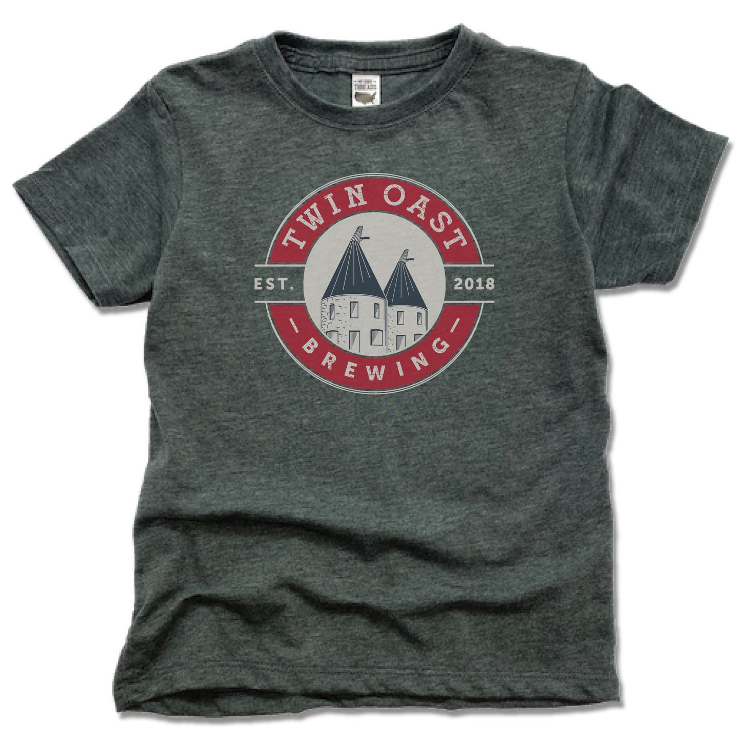 TWIN OAST BREWING | KIDS TEE | RED SEAL