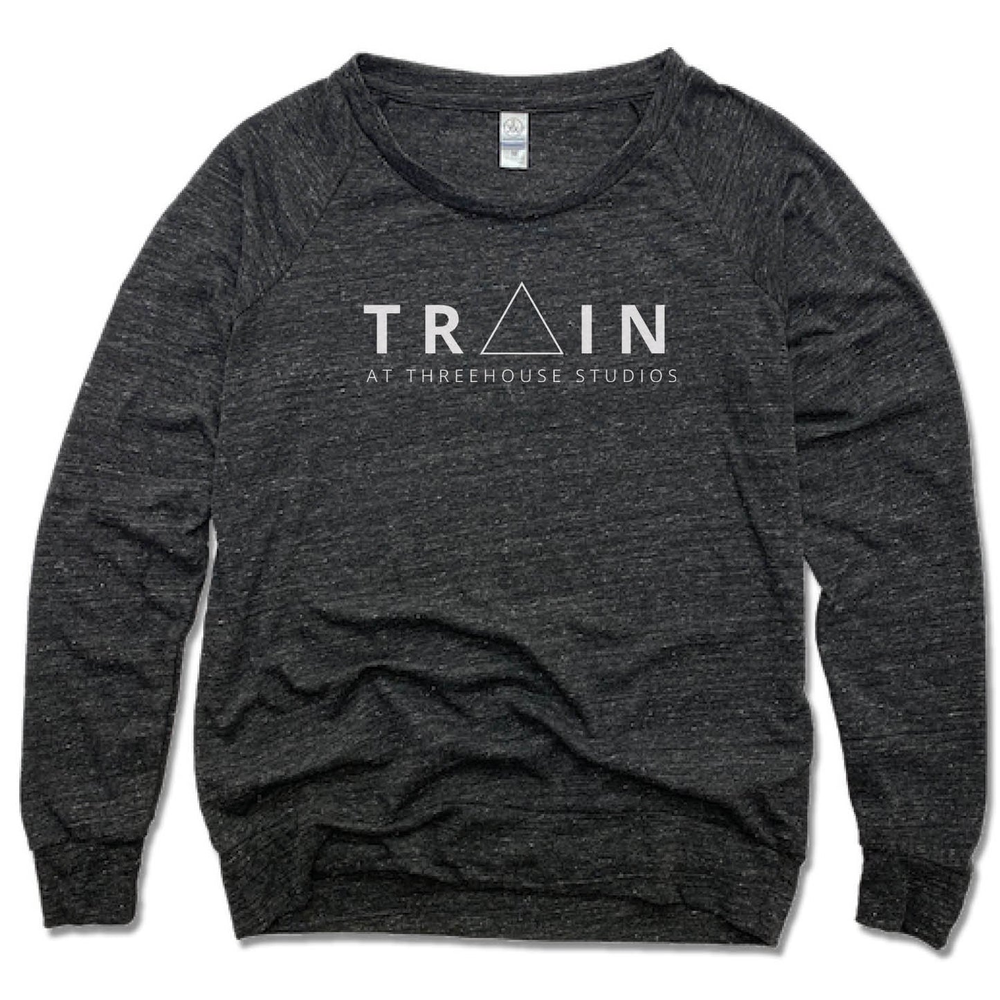 THREEHOUSE STUDIOS | LADIES SLOUCHY | TRAIN WHITE