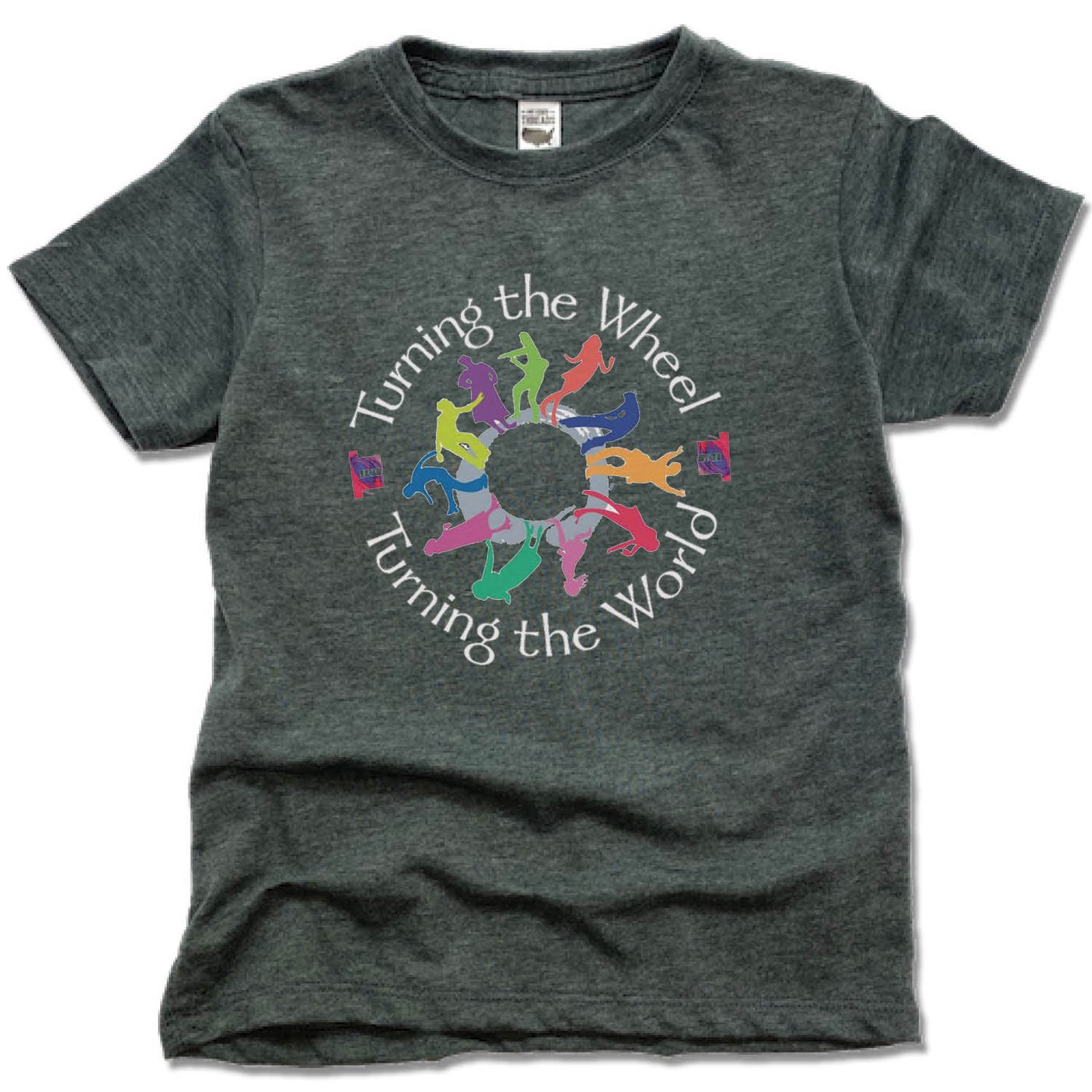 TURNING THE WHEEL PRODUCTIONS | KIDS TEE | WHITE LOGO